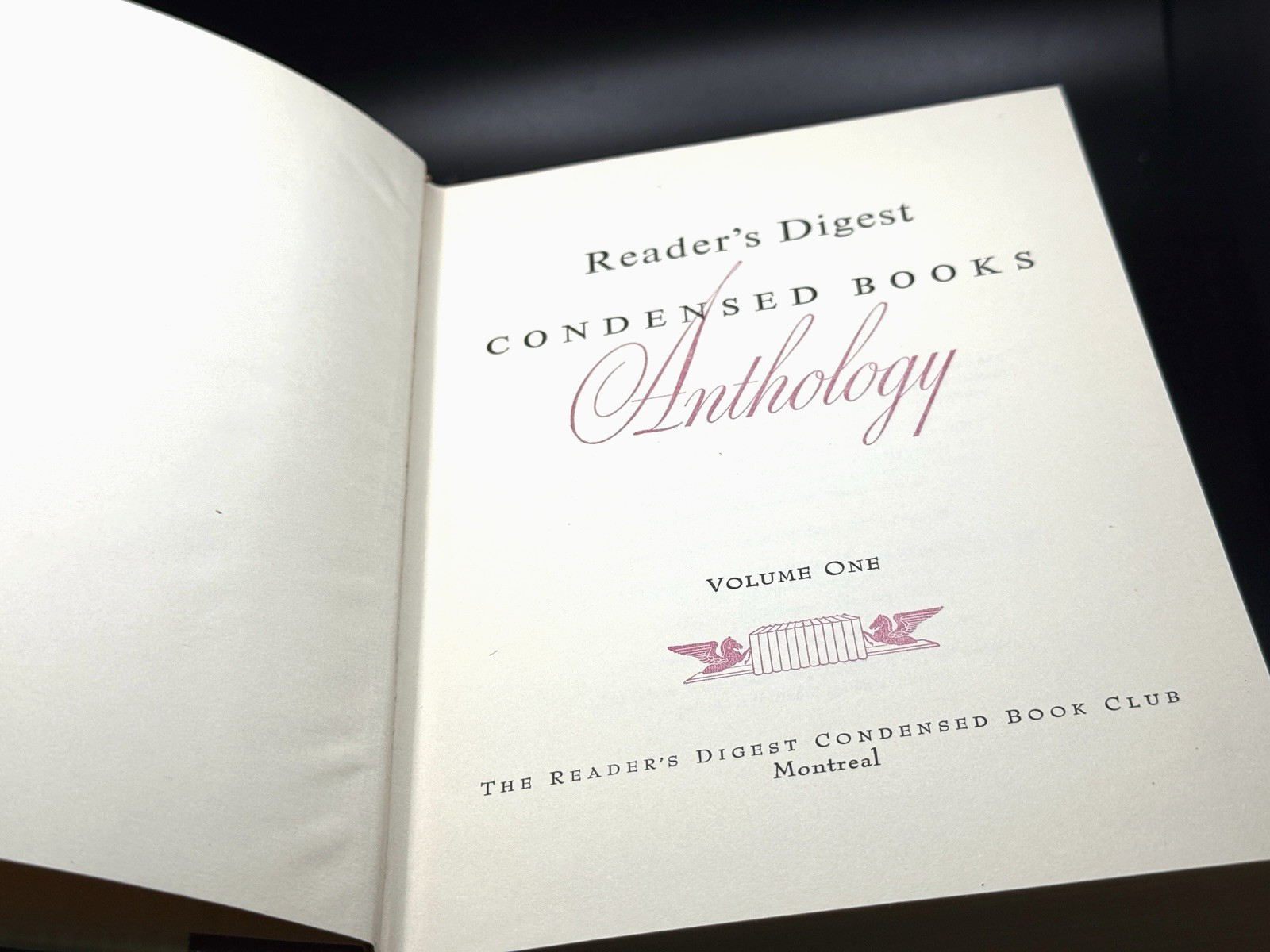 Vintage Books for Decor 1956 Readers Digest Anthology Volumes 1 2 Hardcover Set