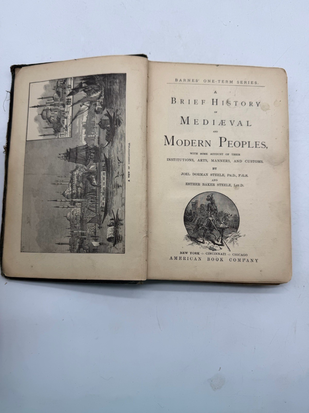 Brief History Ancient Medieval Modern People HC Modern History Barnes 1883