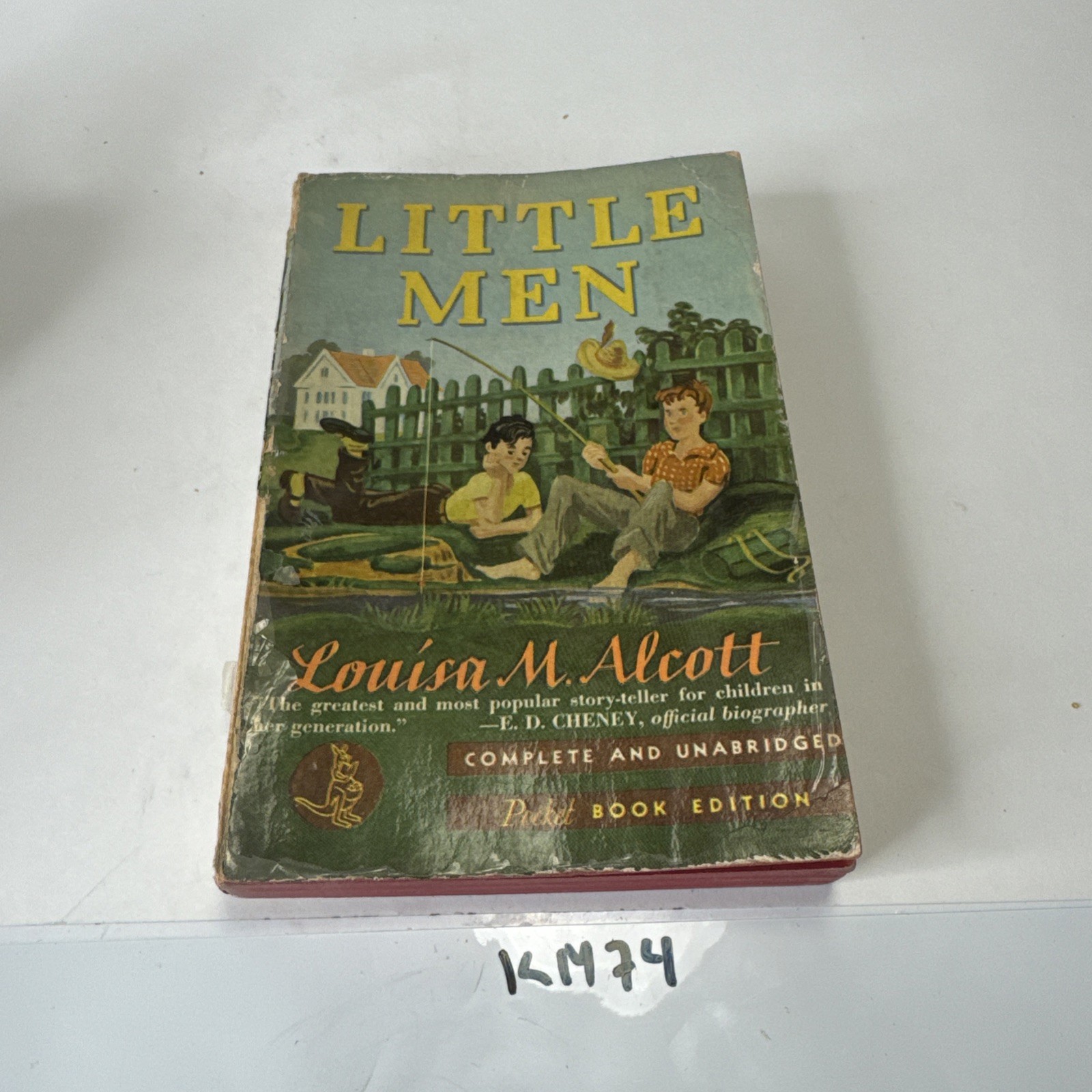 Little Men by Louisa M. Alcott 1940 Pocket Book Edition #75 Vintage Paperback