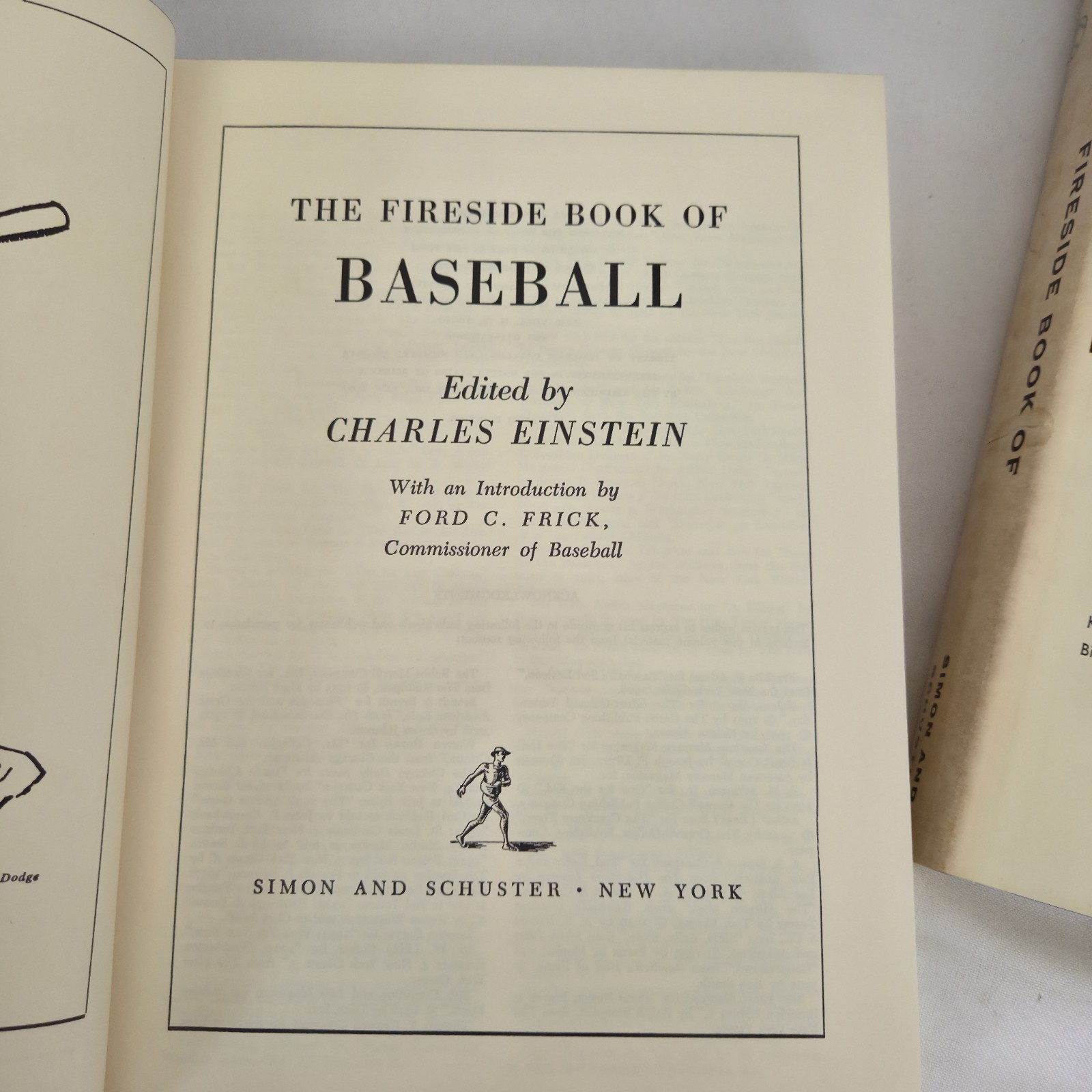 Boxed Set Fireside Book of Baseball 3 Volumes W Dust Jackets Charles Einstein
