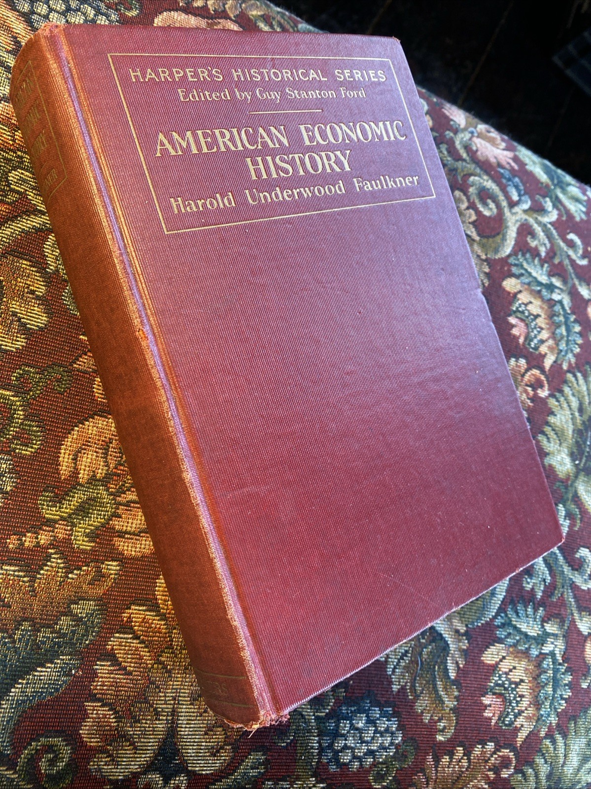 American Economic History By Harold Underwood Faulkner 1924 HC