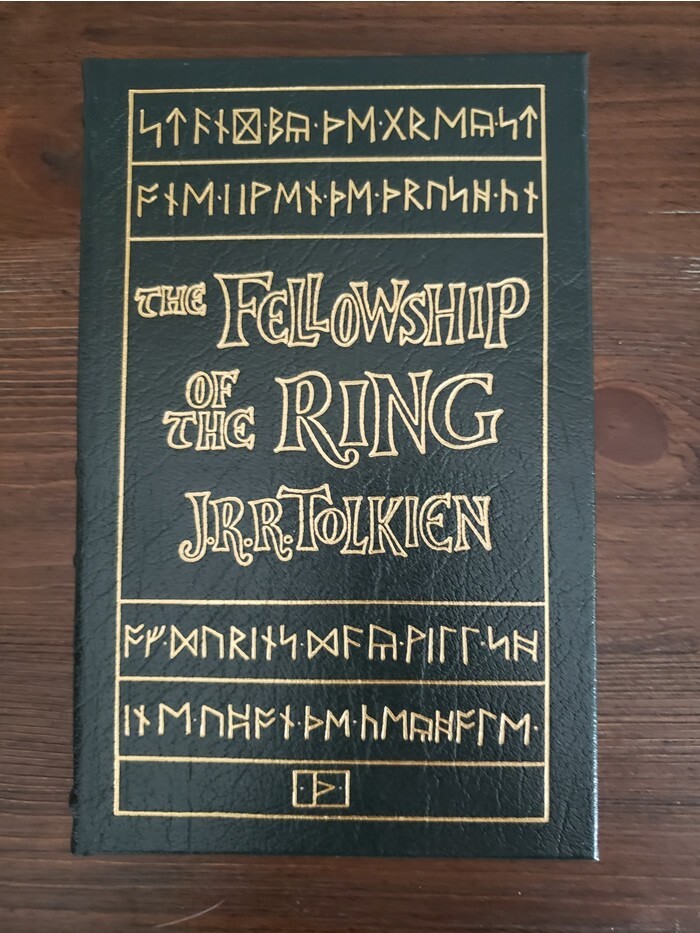 J.R.R. TOLKIEN LORD OF THE RINGS/THE HOBBIT Easton Press Leather Hardback 4 Set