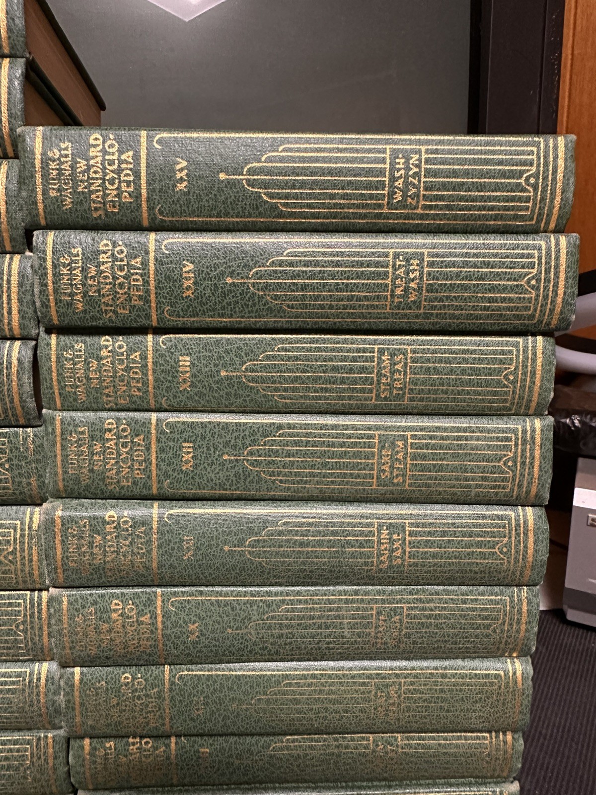 Vintage 1931 Funk Wagnalls New Standard Encyclopedia Incomplete Set 22 Volumes
