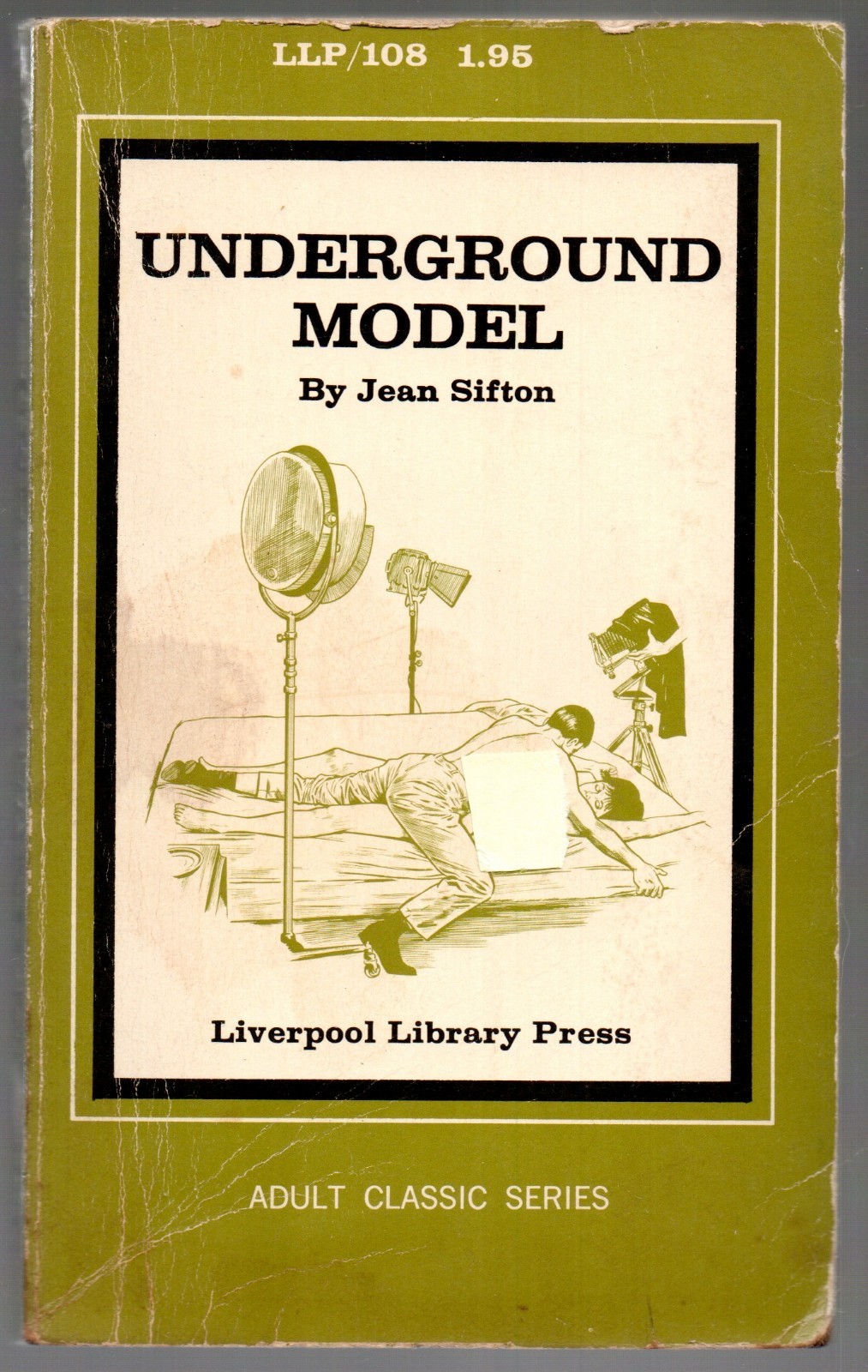 Underground Model 1968 Liverpool Library Vintage sleaze smut Paperback Sifton