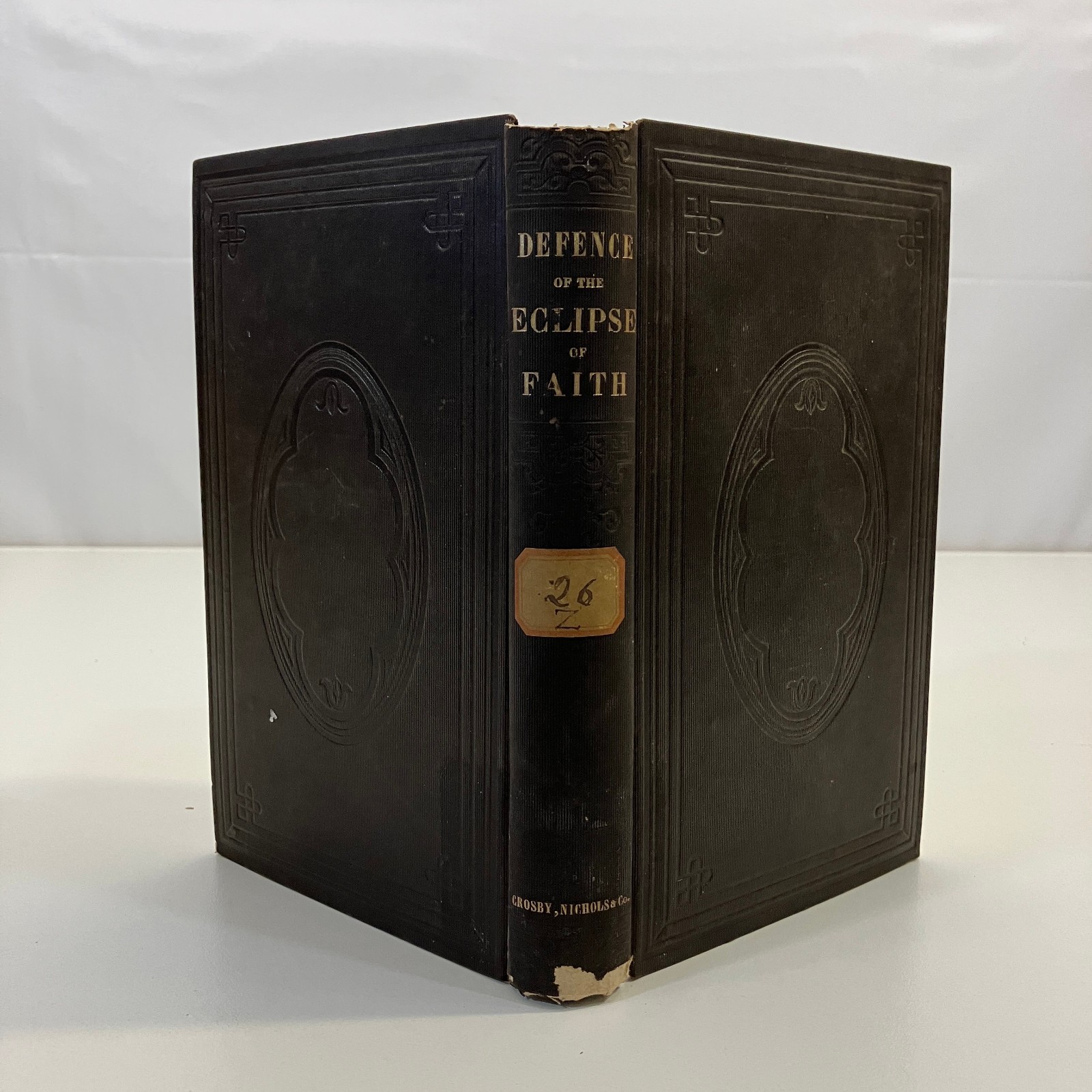 Defence of The Eclipse of Faith Ex-Library Antique Hardcover 1854 Francis Newman
