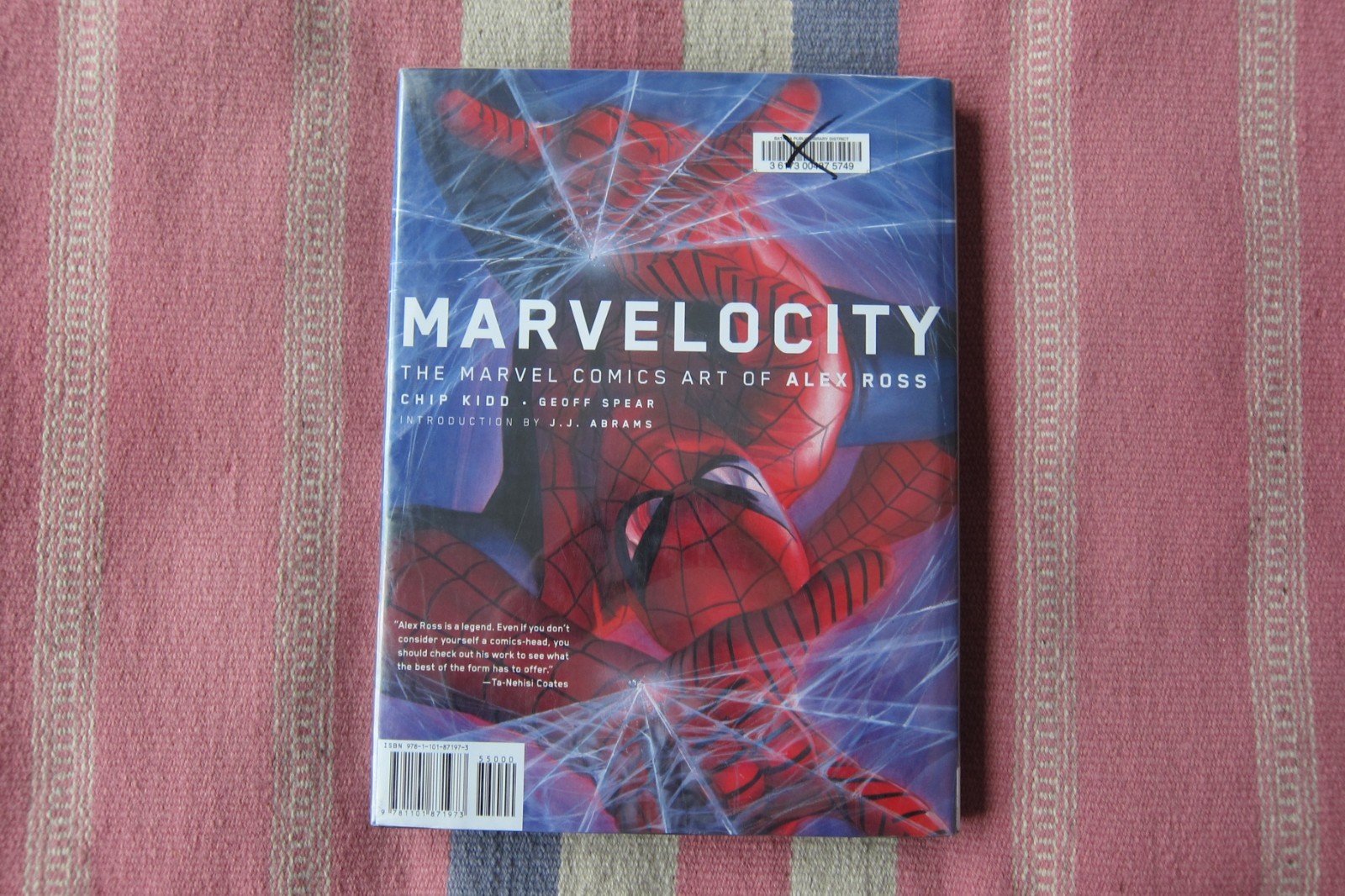 Marvelocity Marvel Comics Art Of Alex Ross Chip Kidd Geoff Spear Hardcover
