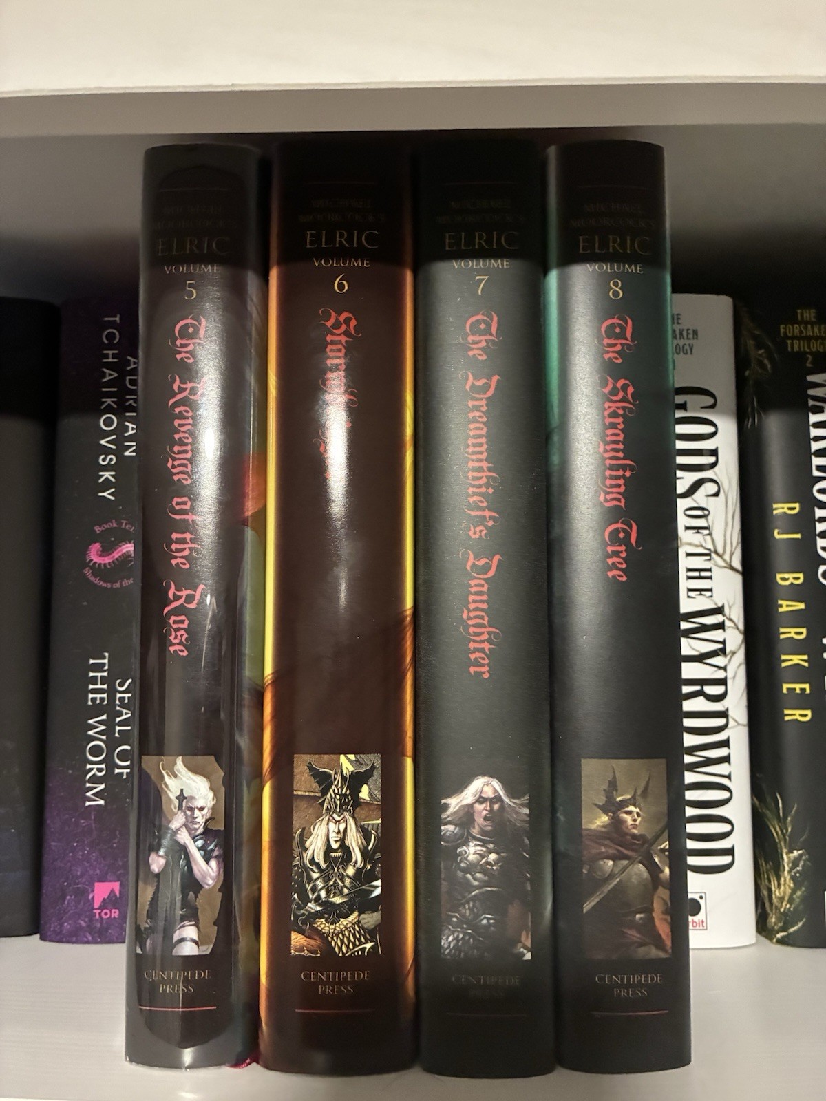 Michael Moorcock Elric Centipede Press Unsigned Vol 5-8 Excellent Condition