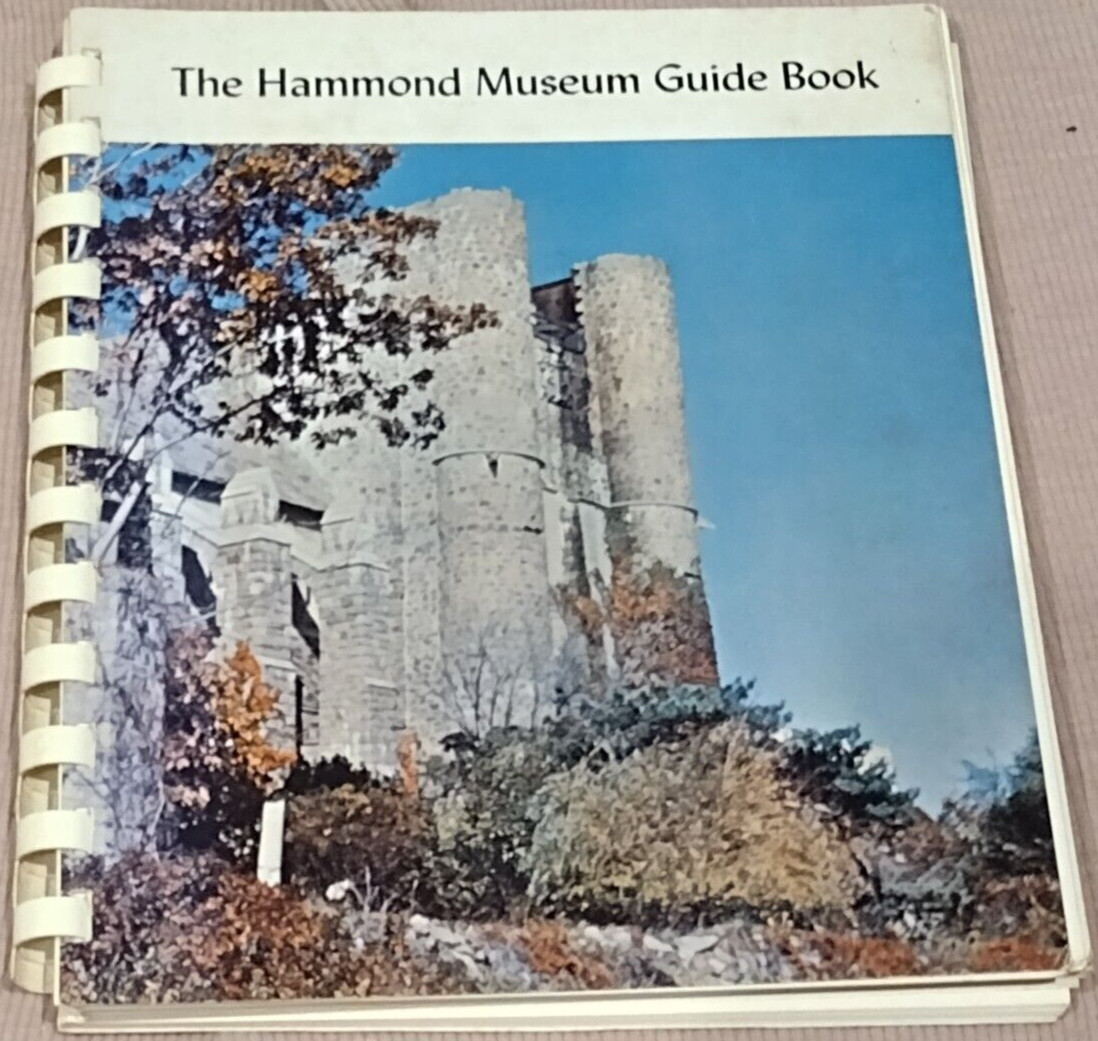 The Hammond Museum Guide Book by Corrine B Witham 1966 Plastic Comb Vintage