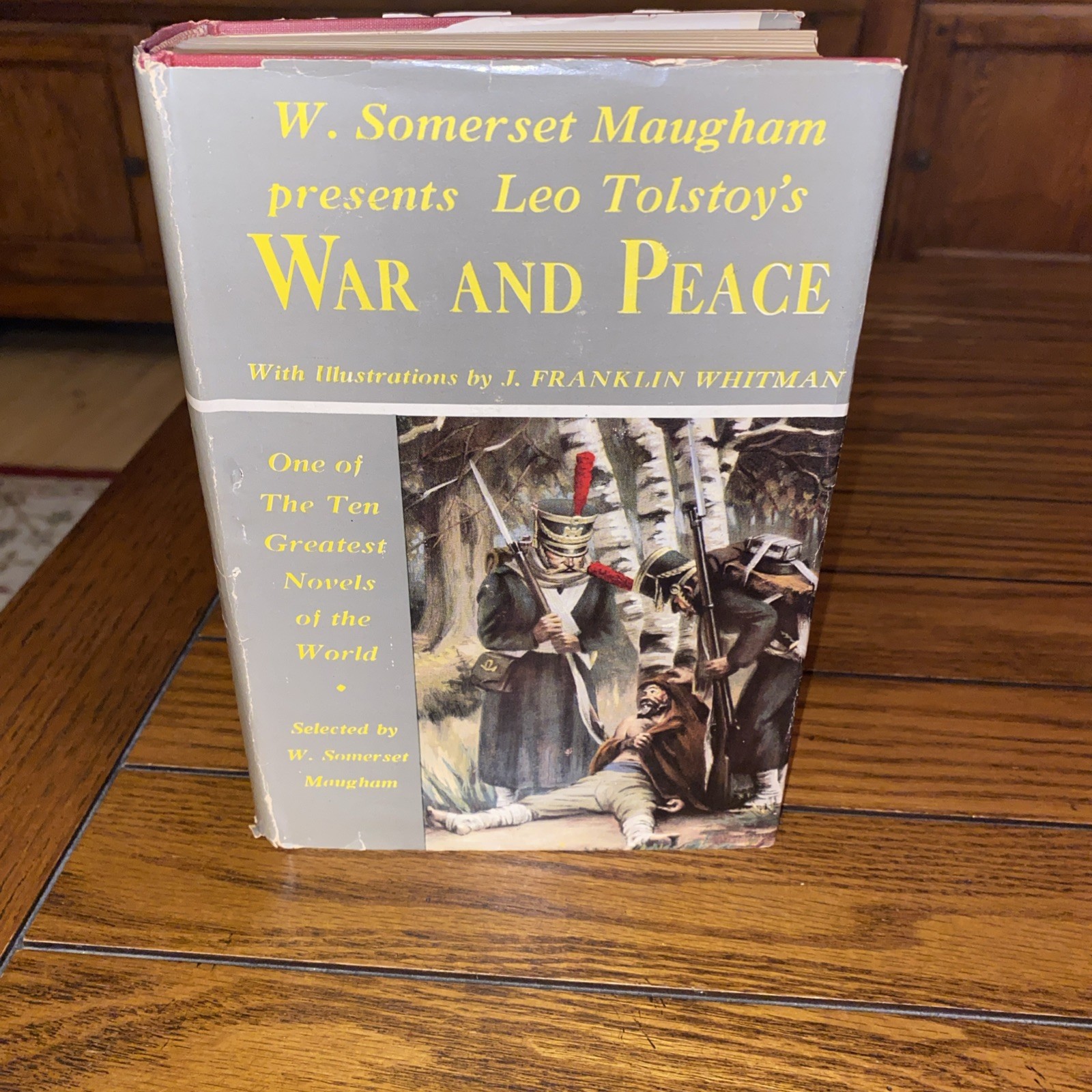 WAR AND PEACE by Leo Tolstoy – 1st edition HCDJ 1949 – Maugham John Winston Pub