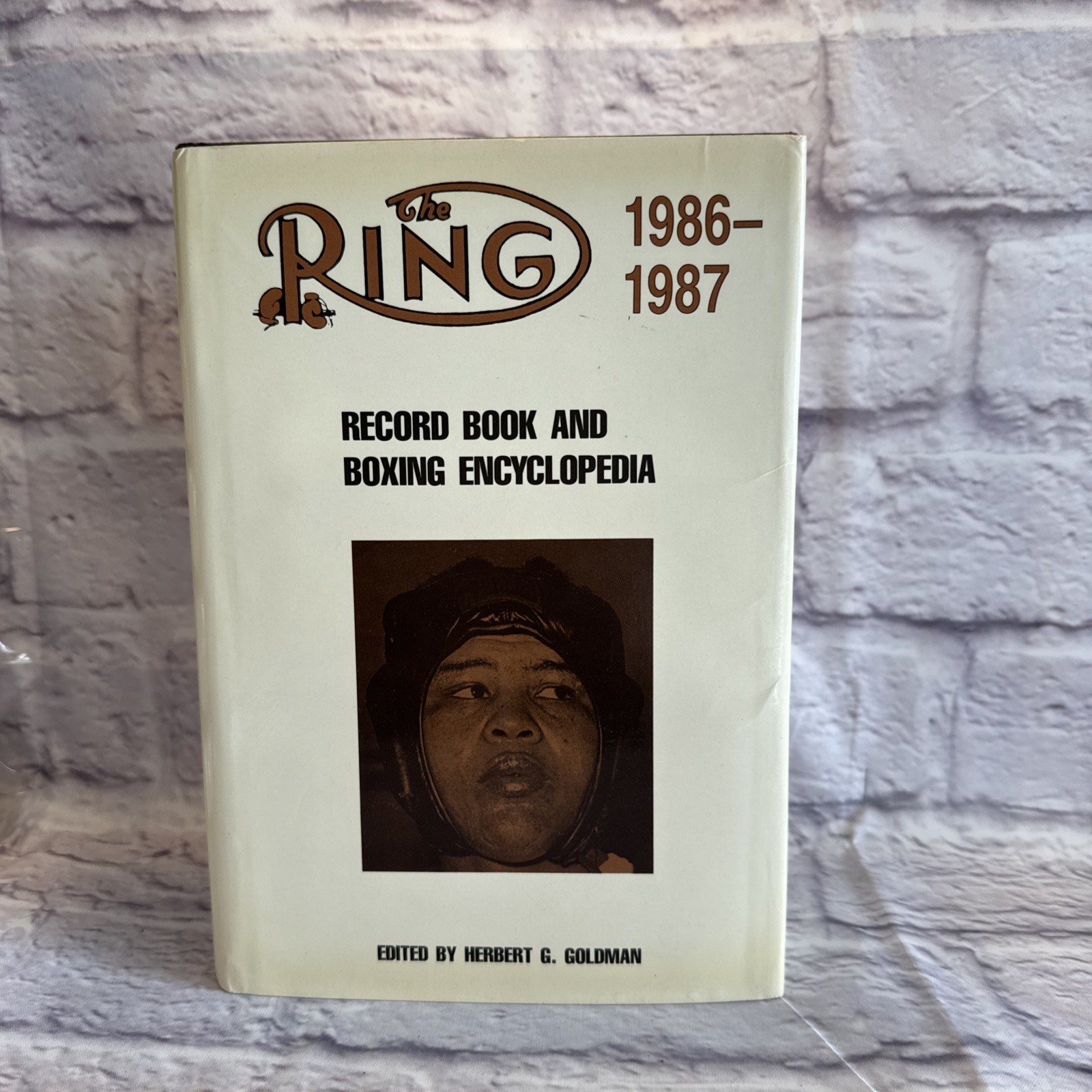 1986-1987 Nat Fleischer’s The Ring Record Book Editor Herbert Goldman Inscribed