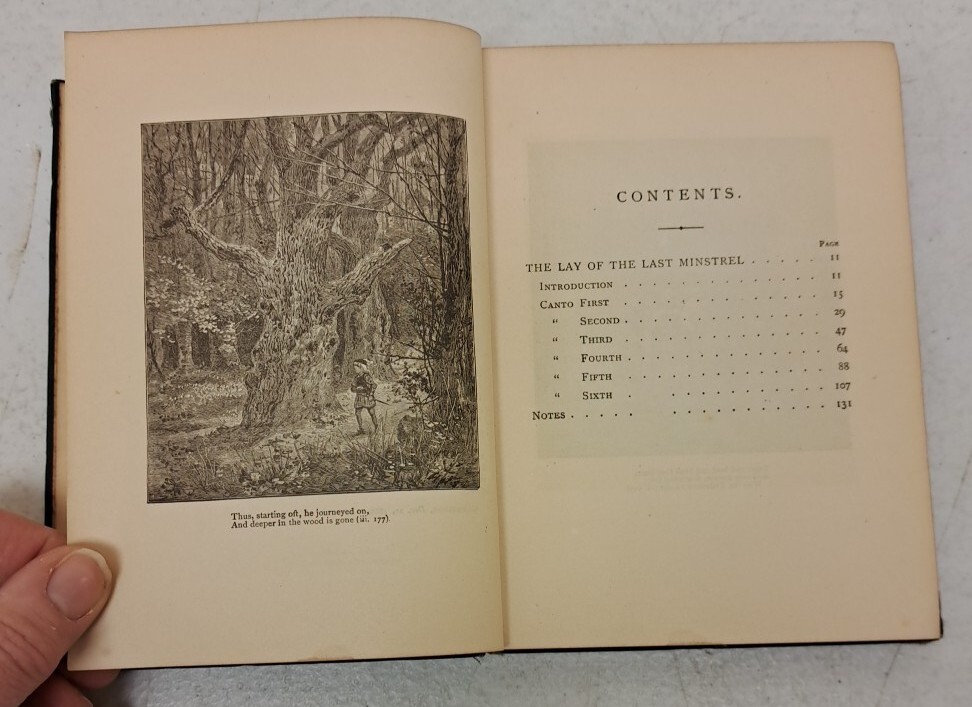 Antique Book 1891, Lay Of The Last Minstrel, Scott. Riverside Prs Cambrid#2.5.9