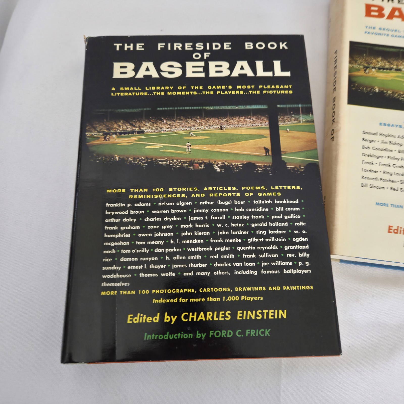 Boxed Set Fireside Book of Baseball 3 Volumes W Dust Jackets Charles Einstein