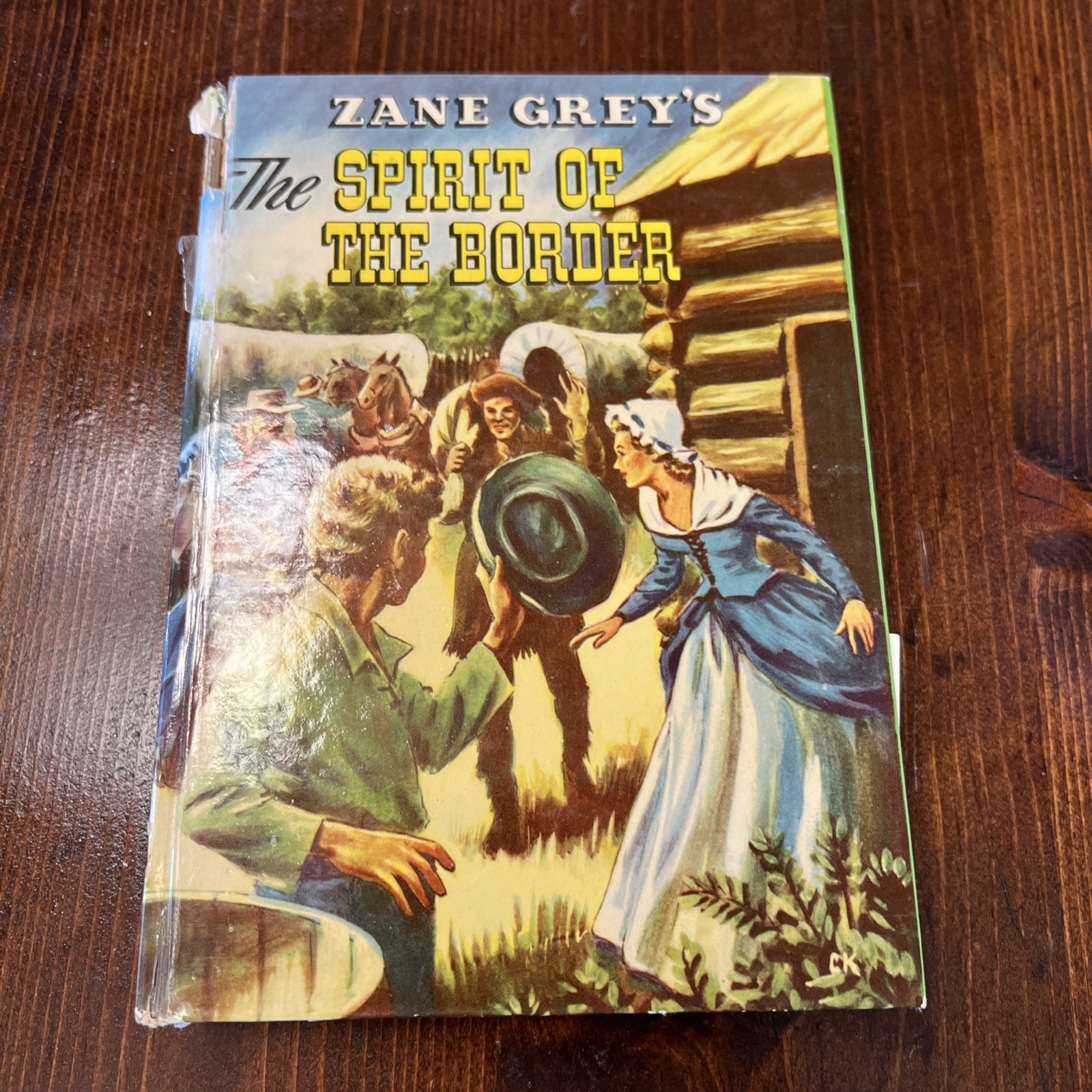 Zane Grey THE SPIRIT OF THE BORDER Western for Young Readers Whitman 1954 HC