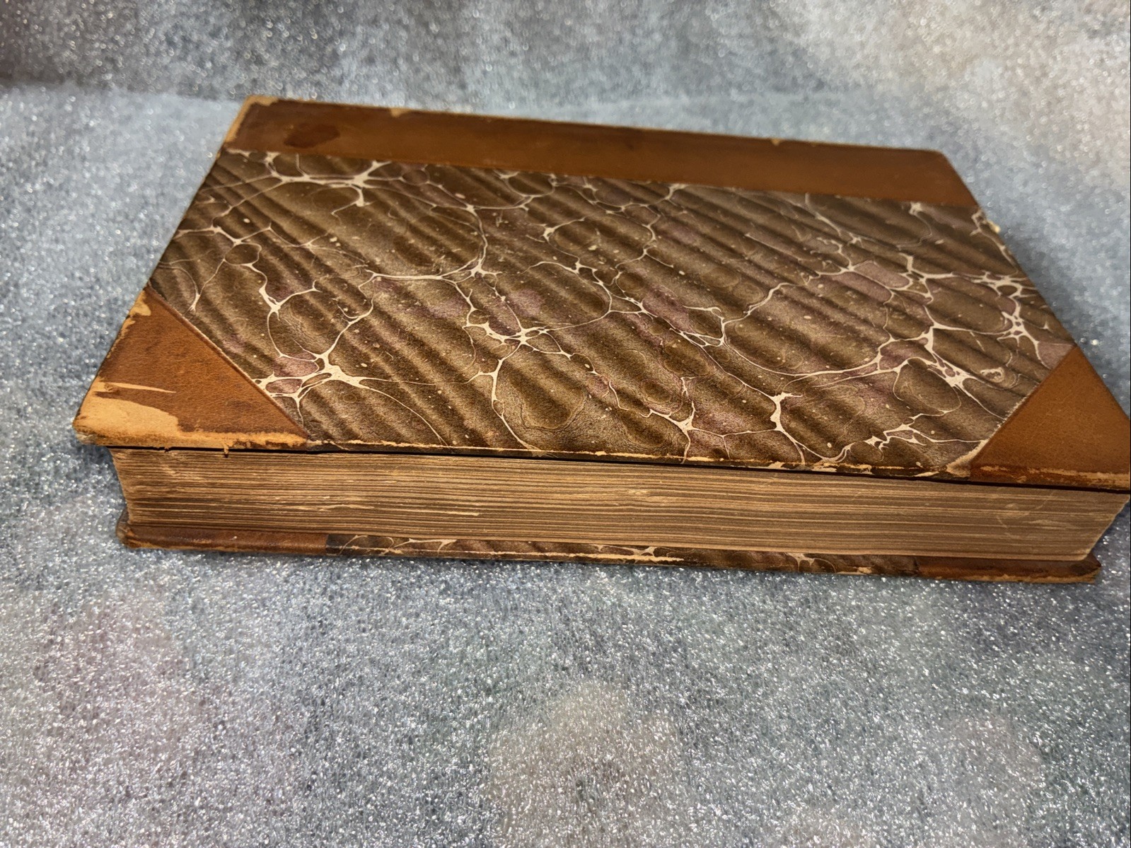 Deerslayer James F. Cooper Fine Binding Leather Marbled Leatherstocking book
