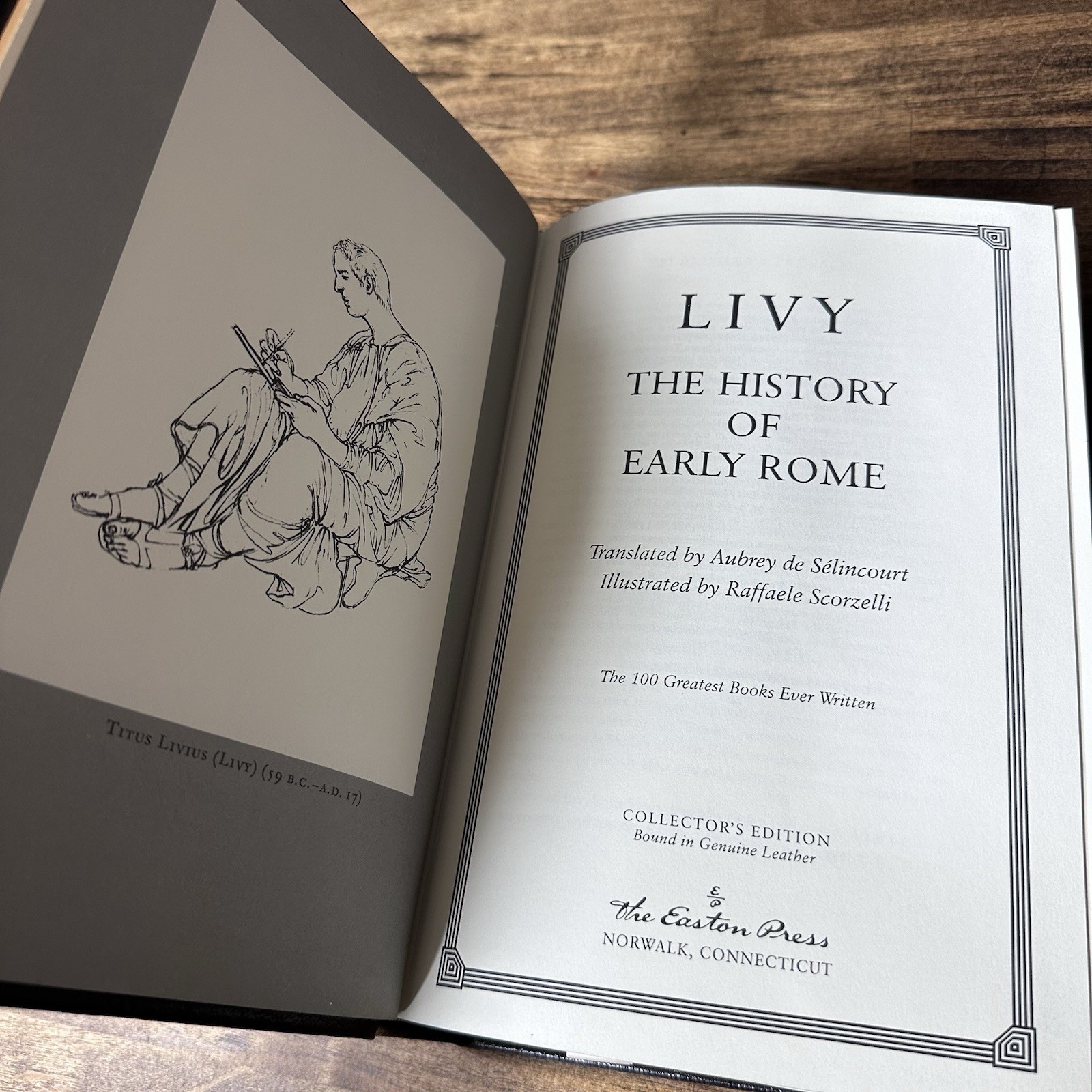 LIVY The History of Early Rome EASTON PRESS Leather Hardcover 1978 Collectors Ed