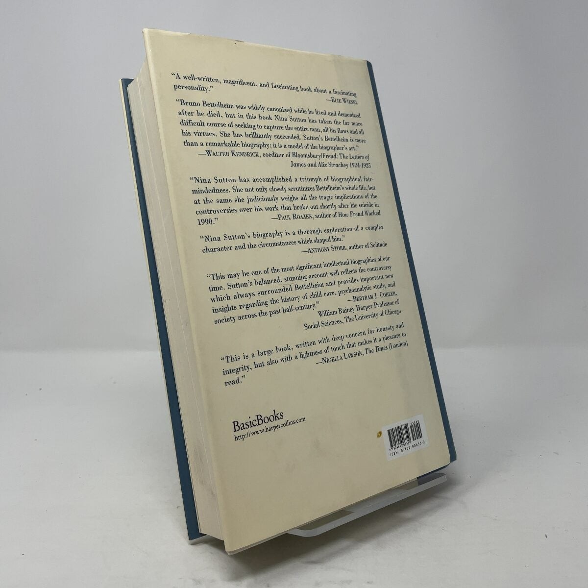 Bettelheim by Nina Sutton HC First Edition Like New 1996