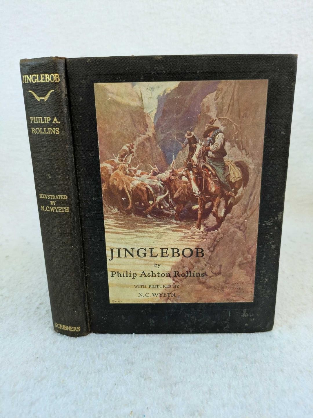 Philip Ashton Rollins JINGLEBOB N. C. Wyeth Illust. 1930 Charles Scribner’s, NY