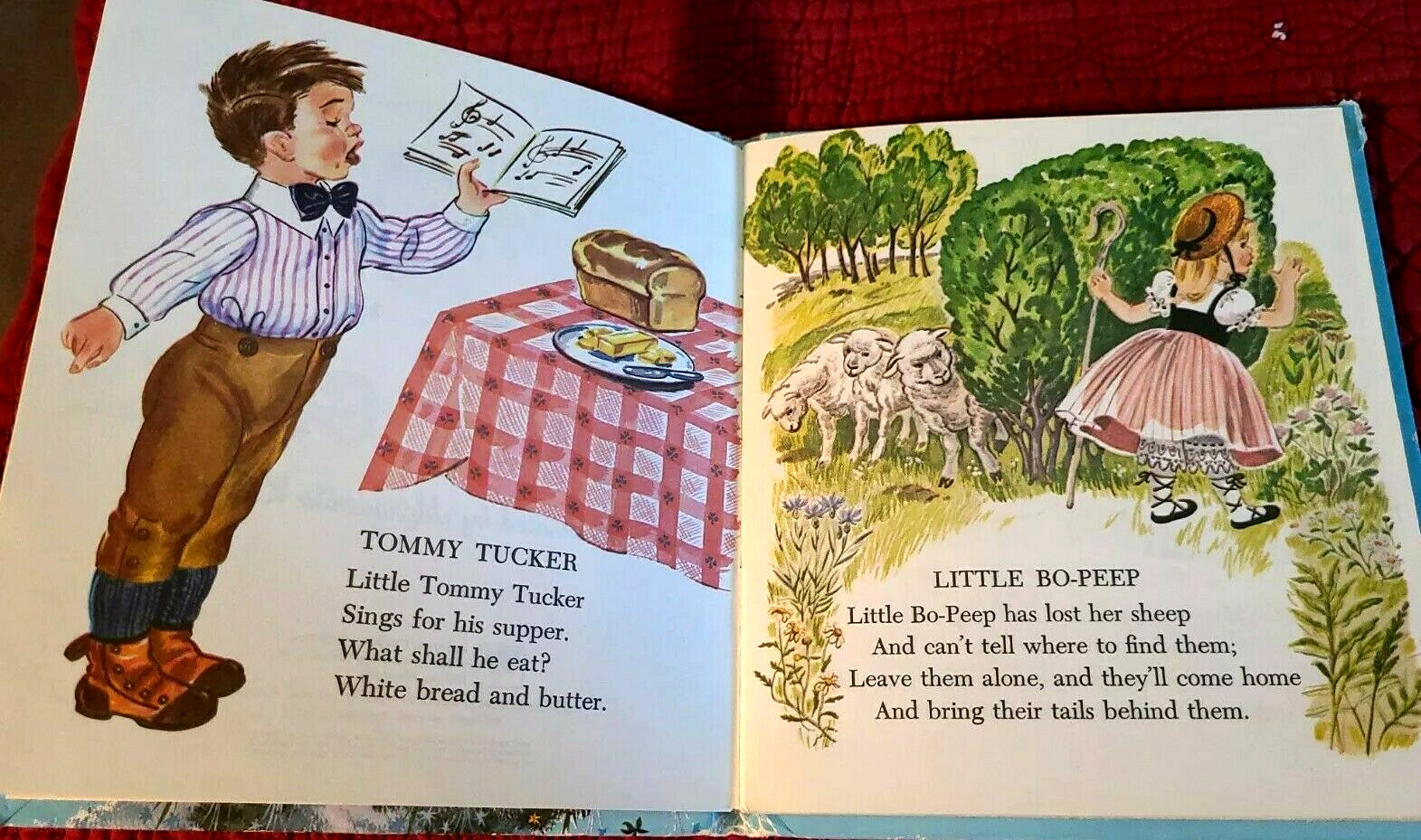 Mother Goose – Marguerite Scott ( 1960, Hardcover) VTG Whitman Tel-A-Tell Book