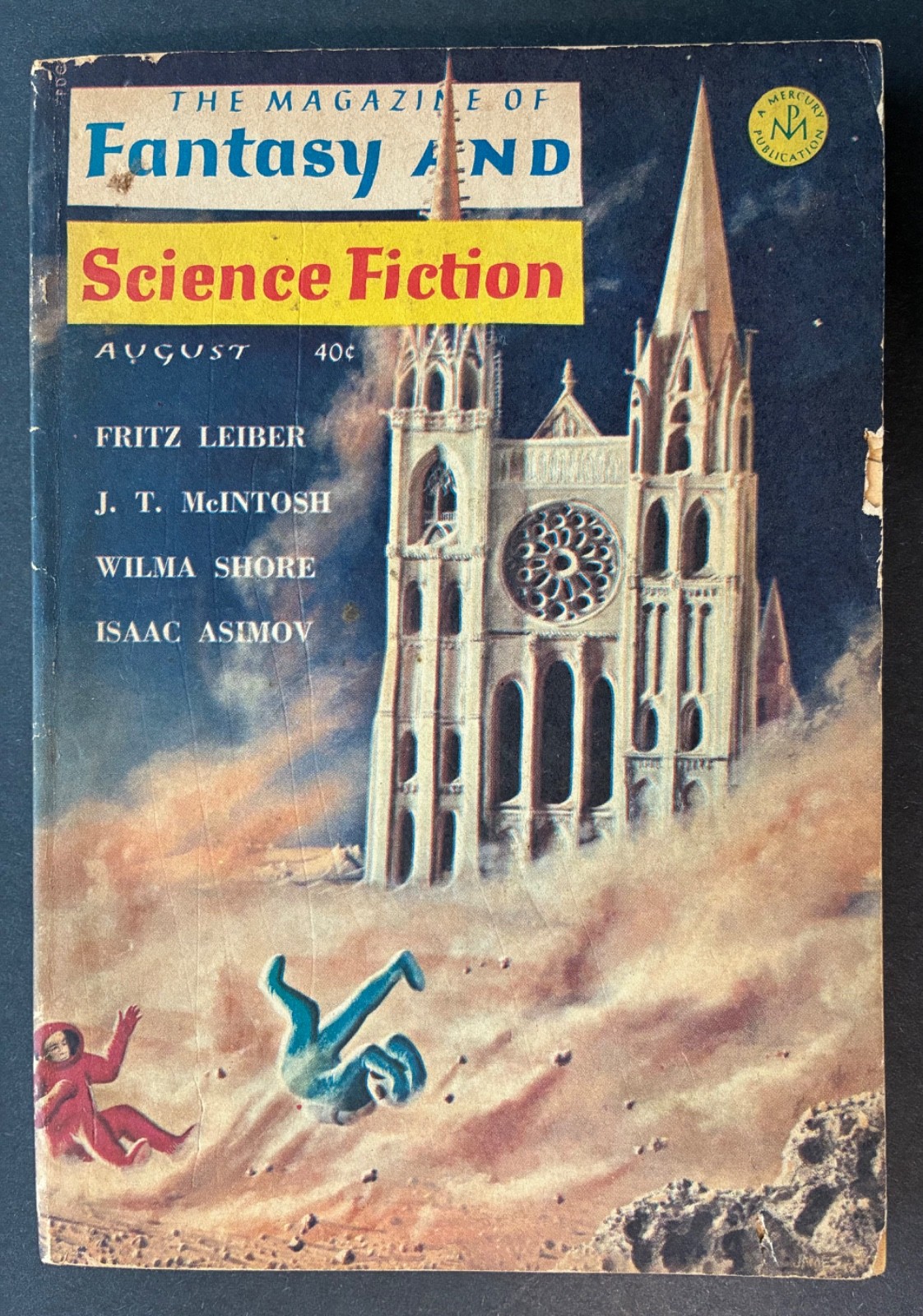 DENNIS ETCHISON SIGNED! The Magazine of Fantasy and Science Fiction August 1964