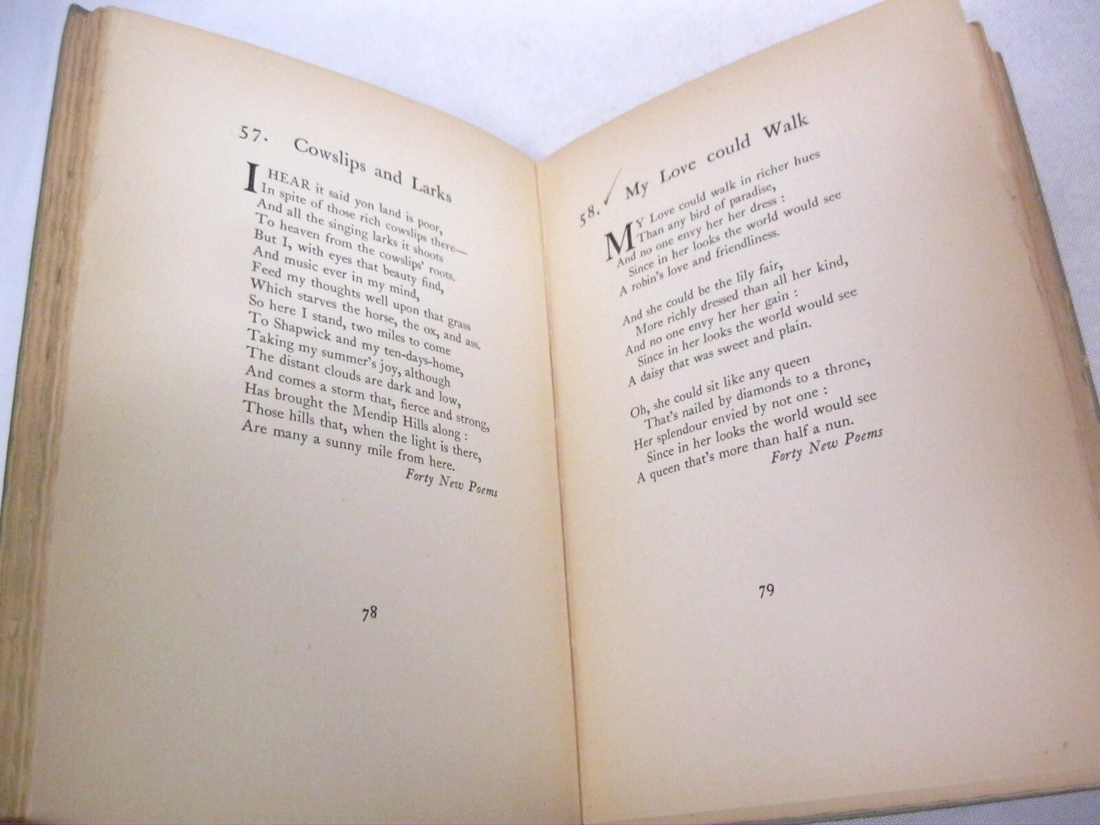 Collected Poems Second Series SIGNED by William H Davies 1923 Harper & Bros