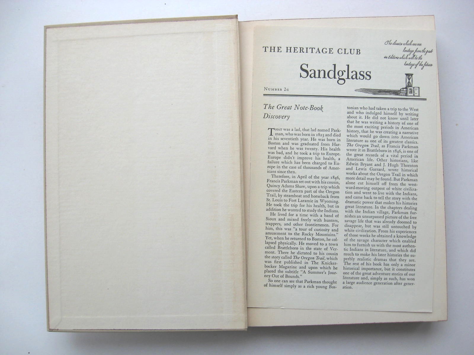 THE OREGON TRAIL ~ Francis Parkman HC/SC 1943 ILLUS Heritage Press – C