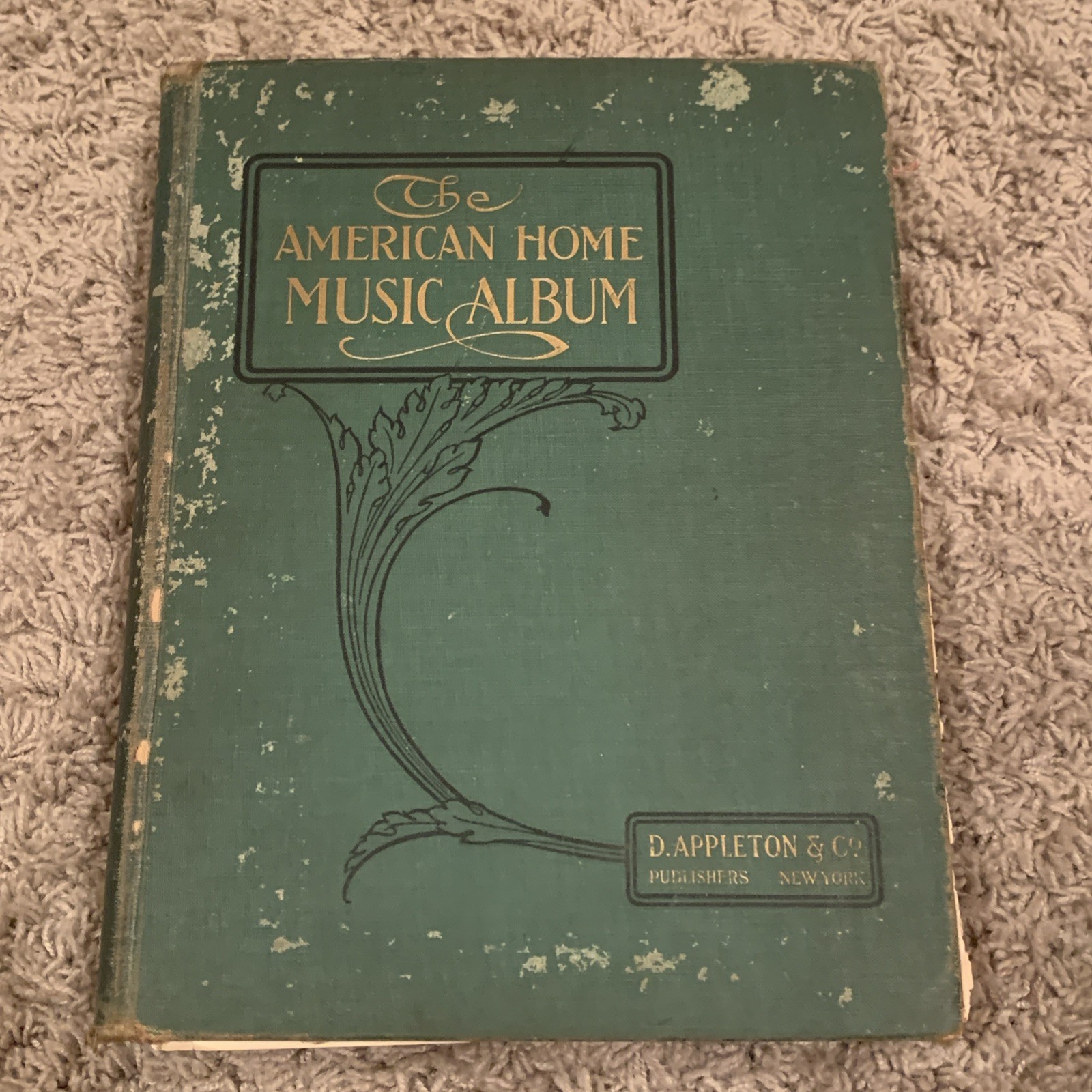 HTF Antique The American Home Music Album Sheet Music 1915 D Appleton & Co Piano
