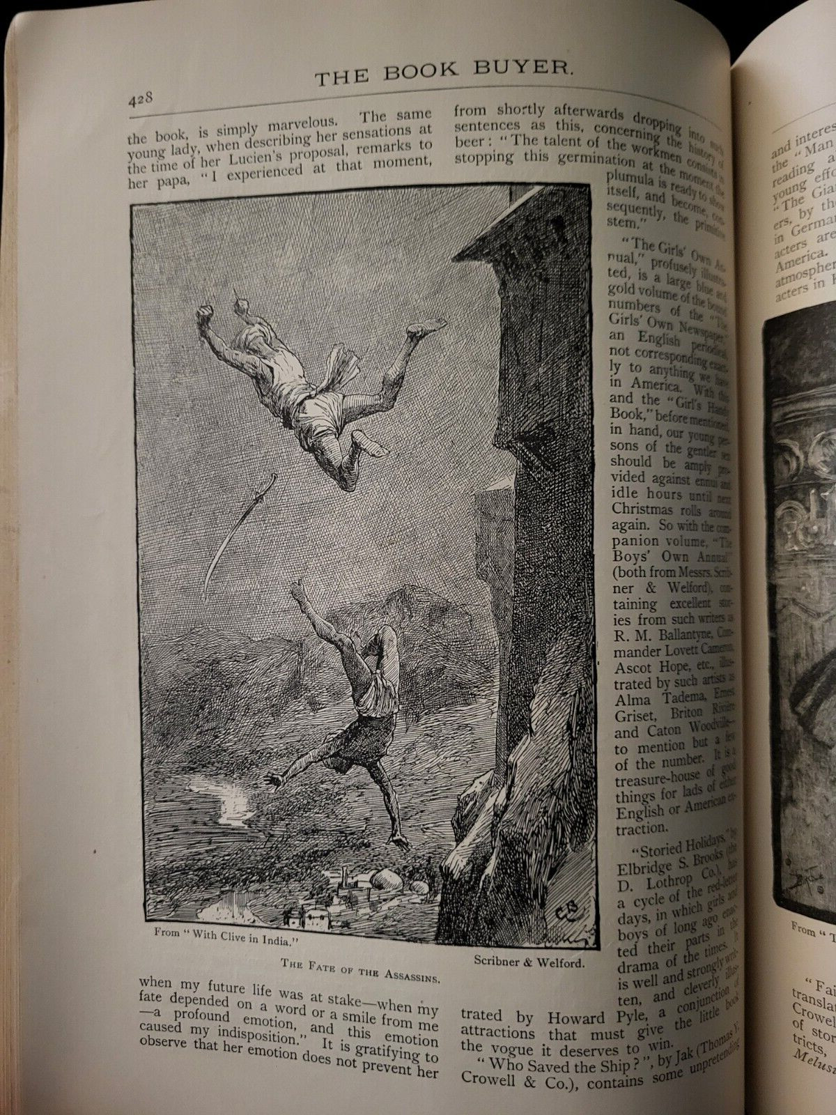 The Book Buyer Magazine Christmas 1887 Fiction & Articles Illustrated