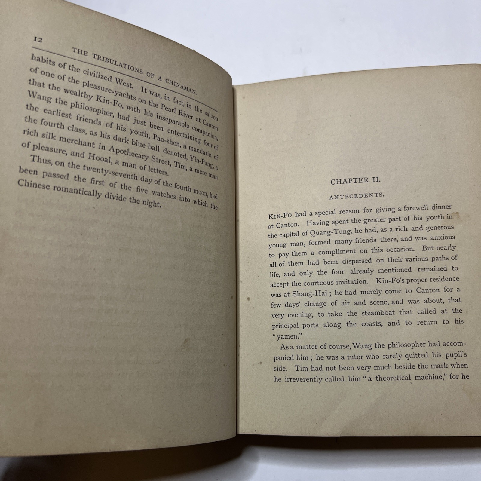 The Tribulations Of A Chinaman Jules Verne 1881 London First Edition