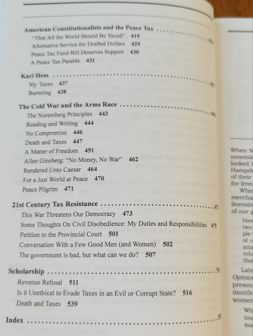 WE WON’T PAY! A Tax Resistance Reader, by David M. Gross. Very Good condition PB