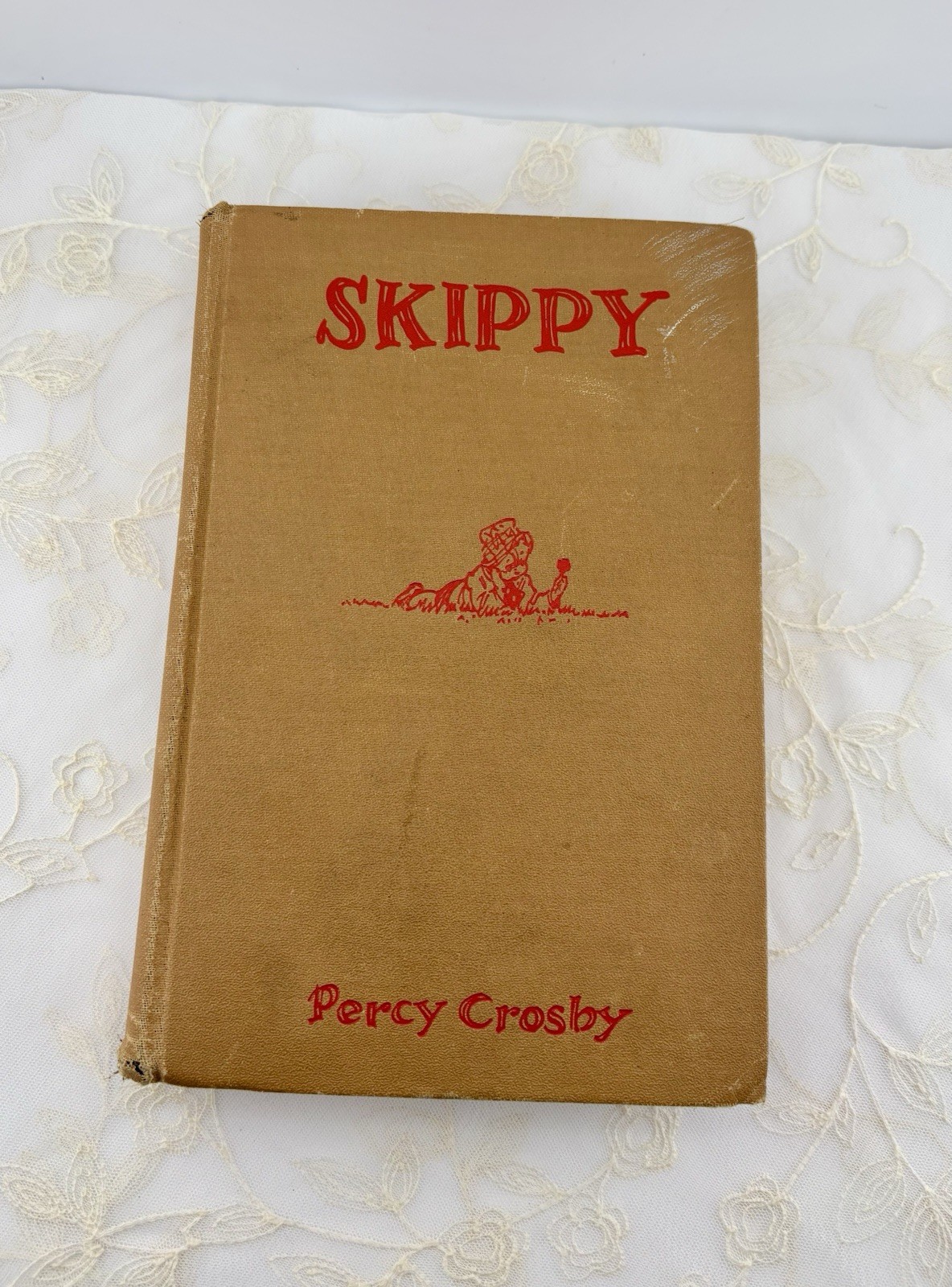 Skippy by Percy Crosby 1929 Hardcover Book Classic Comic Strip Illust. Vintage