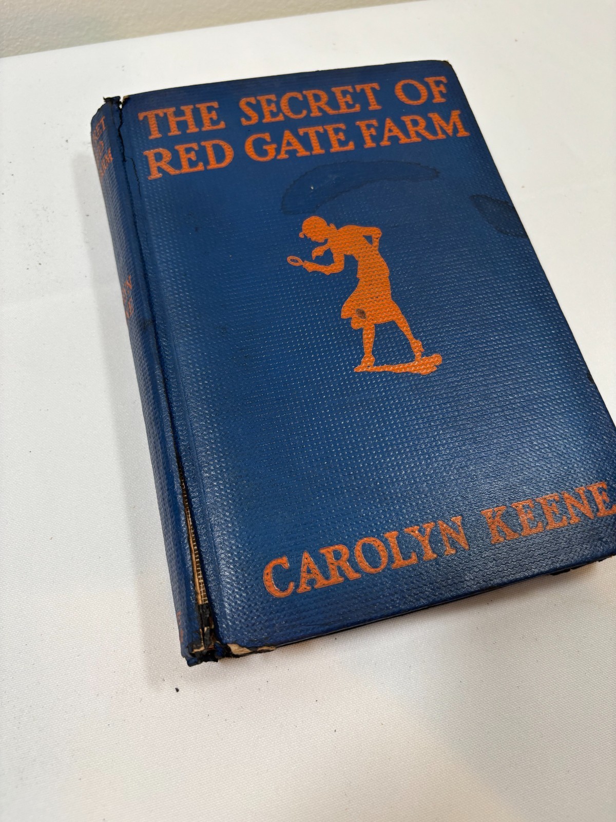 Nancy Drew The Secret of Red Gate Farm Blue & Orange Carolyn Keene VINTAGE