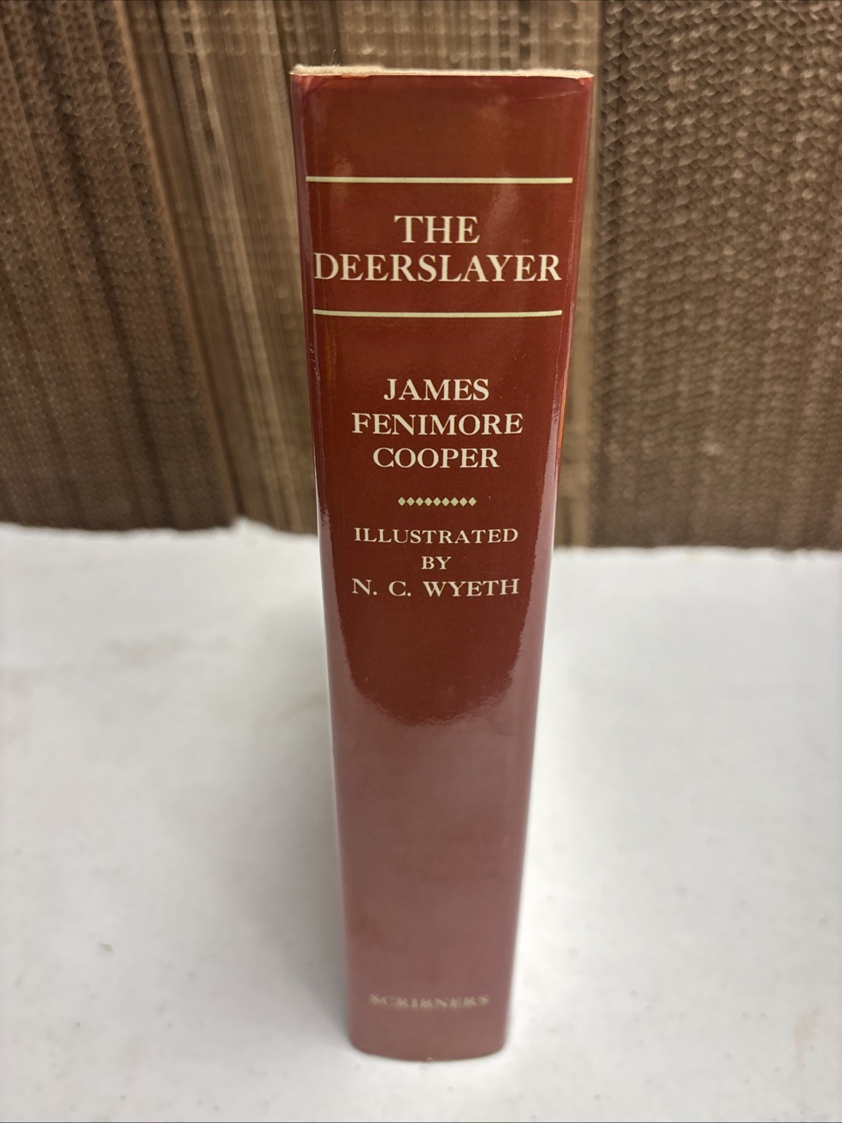 THE DEERSLAYER Hardcover DJ James Fenimore Cooper 1990 Illustrated N.C. Wyeth