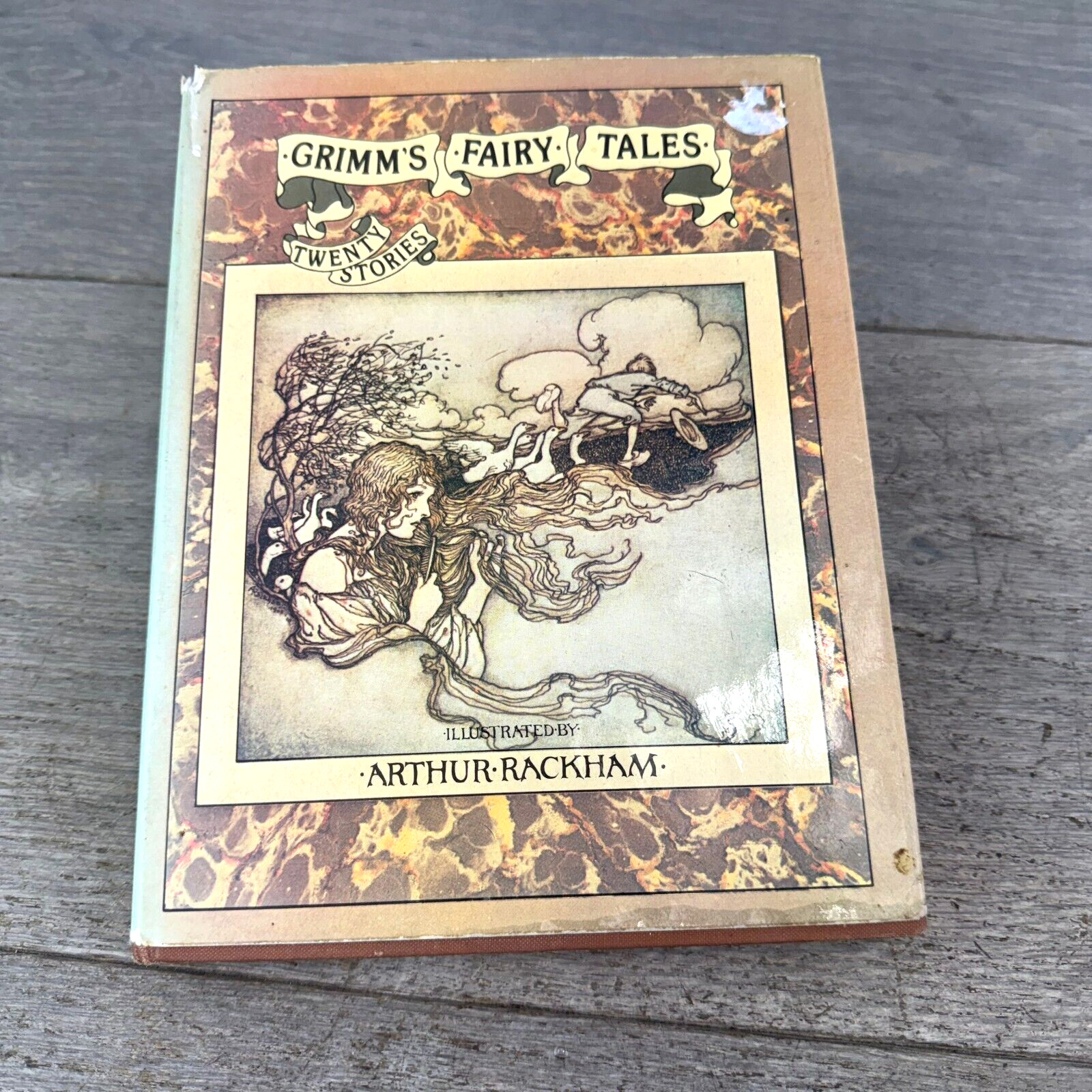 Brothers Grimm Grimms Fairy Tales Arthur Rackham Twenty Stories 1st Edition 1973