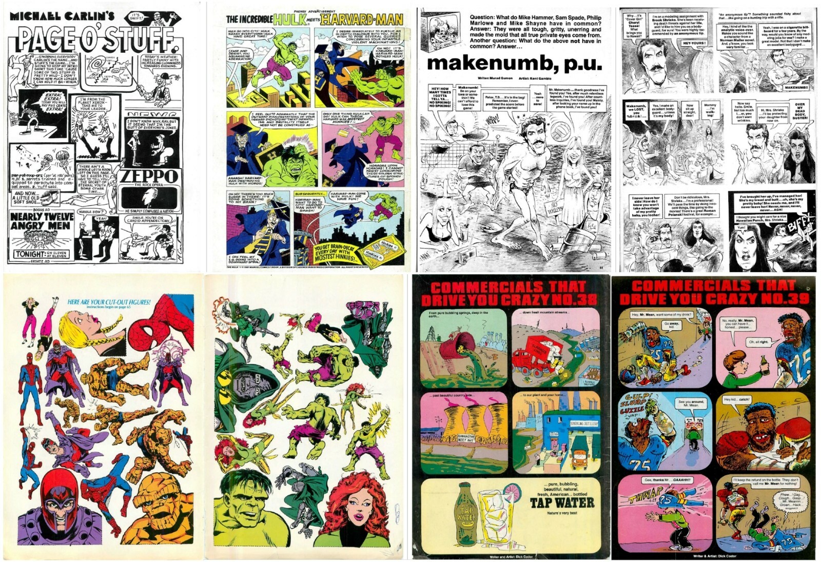 105 Old Issues of Crazy – Illustrated Satire Humor Funny Comics Magazines on DVD