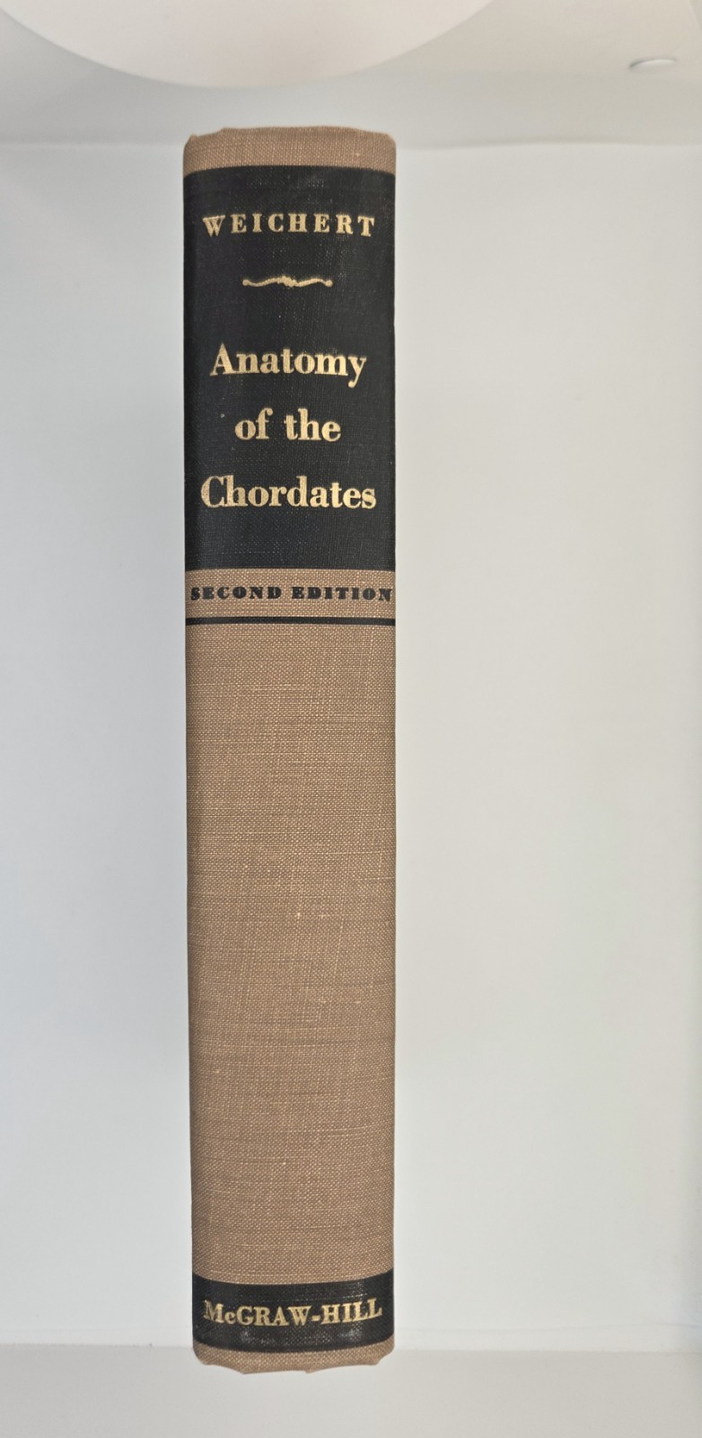 Anatomy of the Chordates Weichert 1958 2nd Ed McGraw-Hill HC