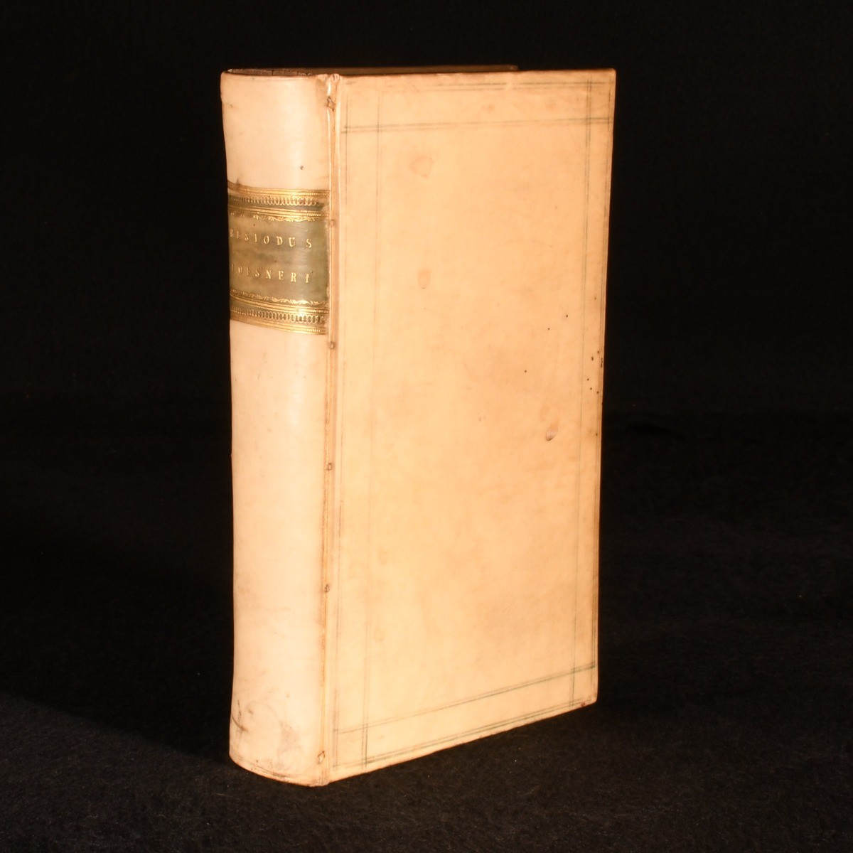 1778 Hesiodi Ascraei quae exstant ex recensione Thomae Robinsoni Vellum Very …