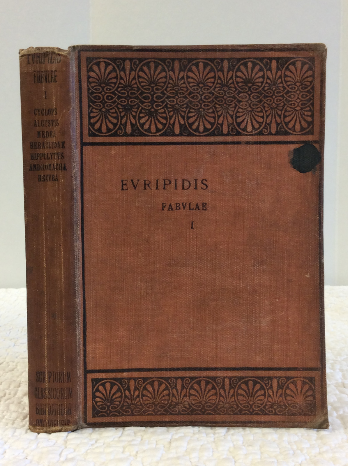 EURIPIDIS FABULAE Book I: Insunt Cyclops, Alcestis, Medea… Gilbert Murray 1901
