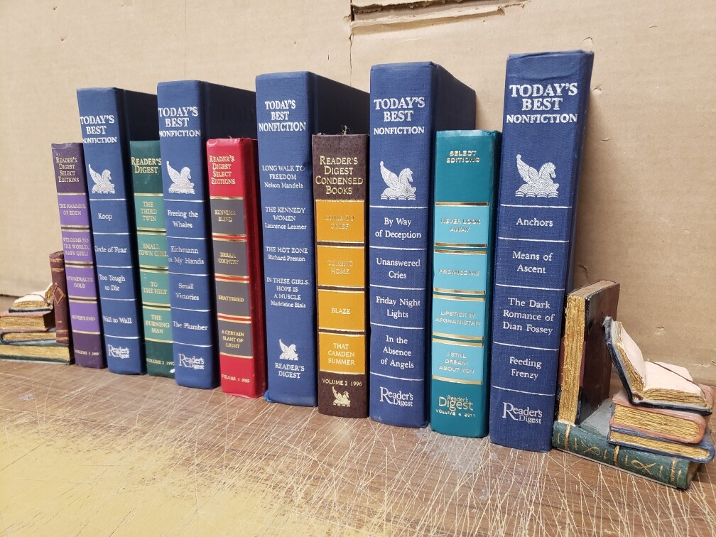 Lot of 10 Readers Digest Books for Decor Interior Design Wedding Home RANDOM MIX