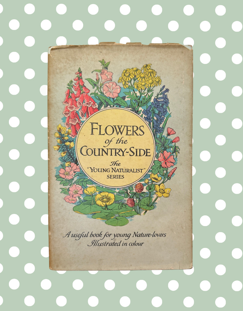 Vintage Flowers of the Country-Side Book Cyril J Lane Young Naturalist 1950s