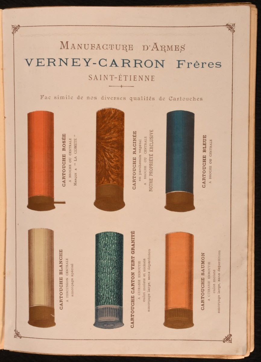 1895 Manufacture D’Armes Fondee en 1820 Verney-Carron Freres St. Ettienne Sai…