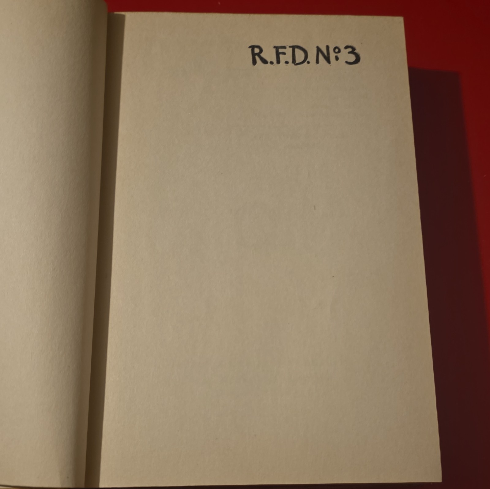 1924 R.F.D. No. 3 Homer Croy First Edition Harper & Brothers Antique Book HC