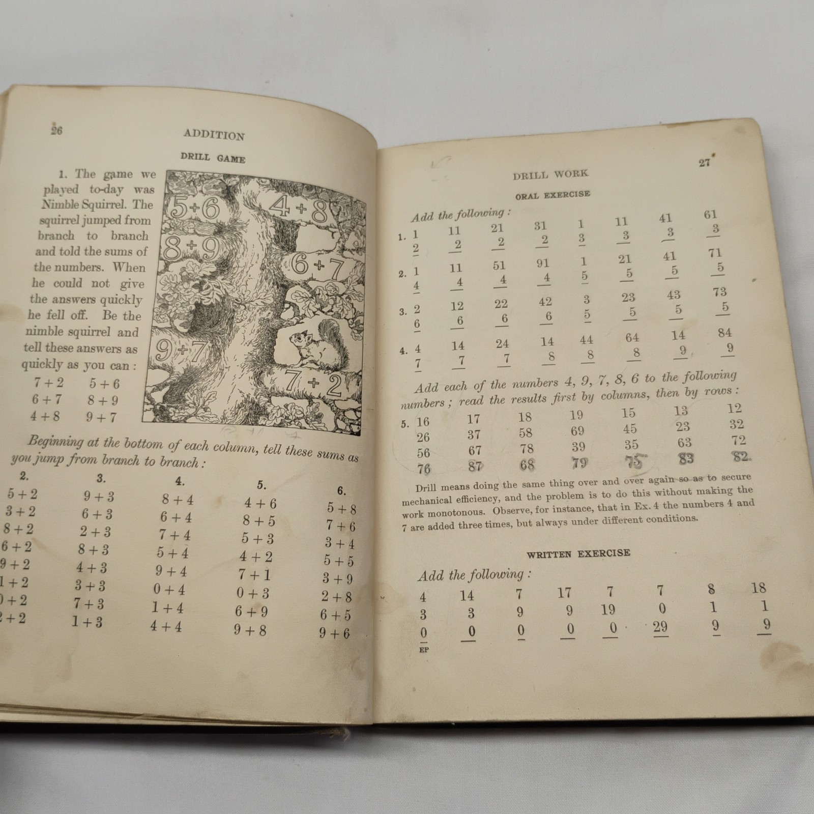 Antique 1915 Essentials Of Arithmetic Primary Book Wentworth Smith Homeschooling
