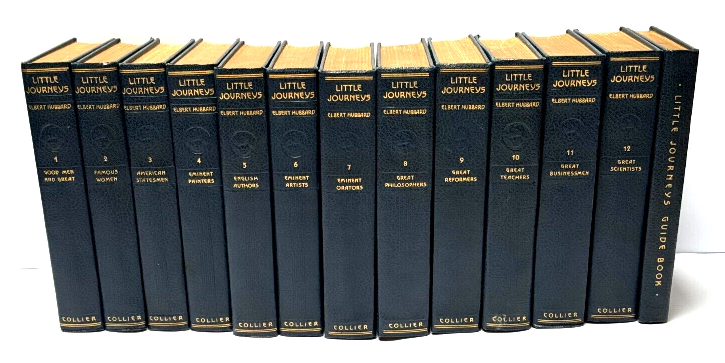 Little Journeys Homes of the Great Elbert Hubbard Memorial Edition Colliers 1928
