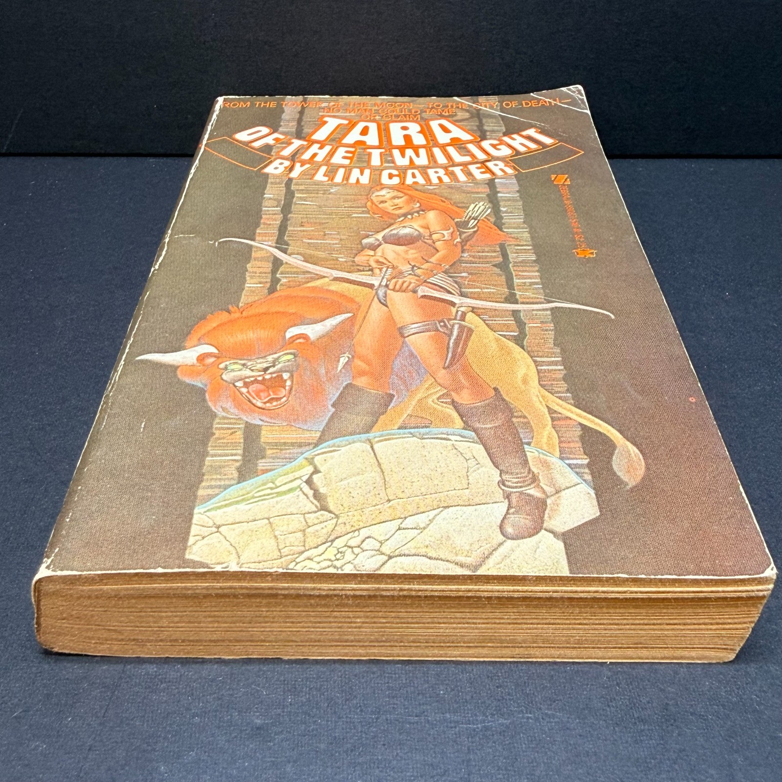 Tara of the Twilight by Lin Carter 1979 Rare Classic Cult Erotic Fantasy Novel