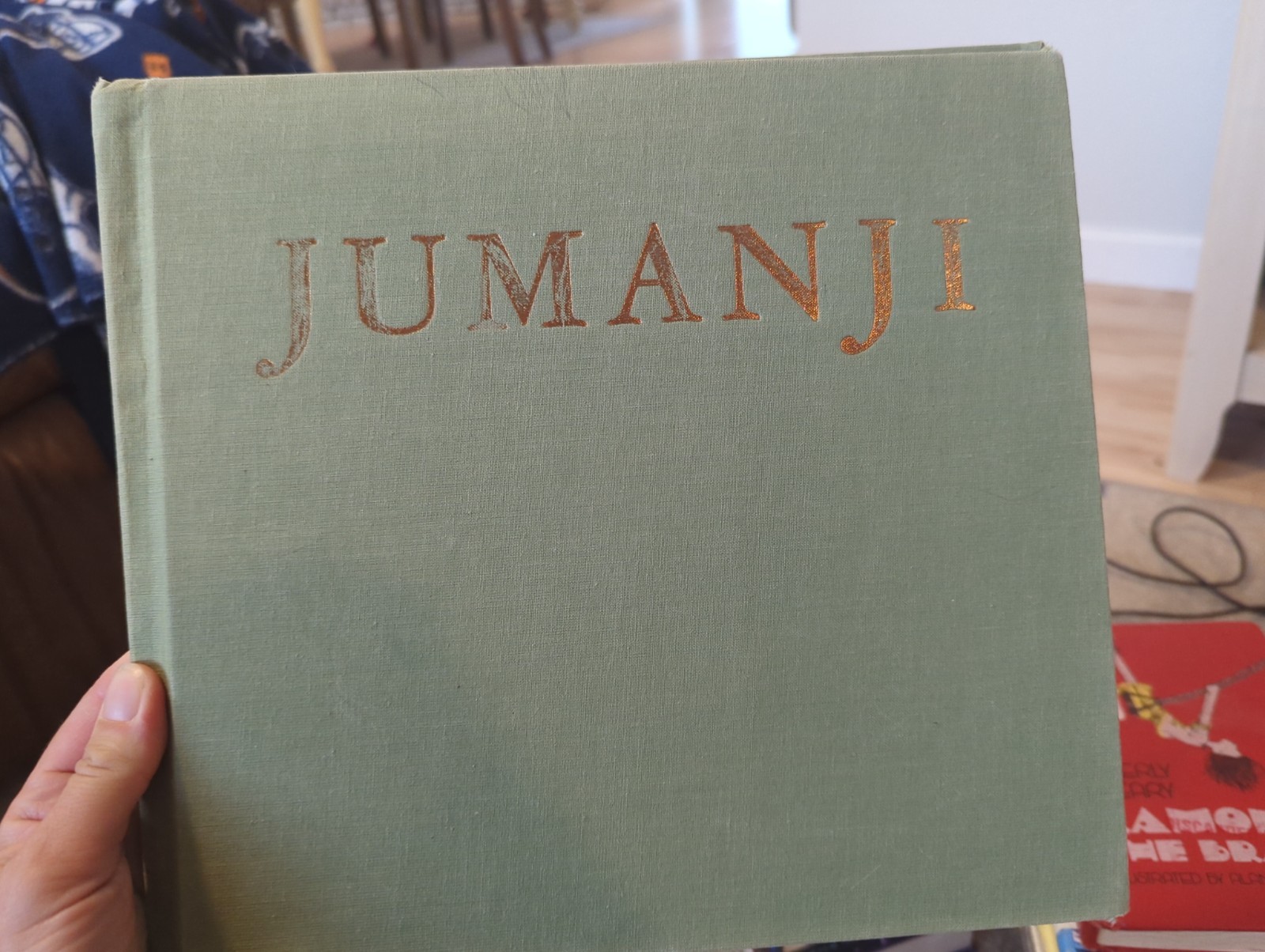 VTG 1981 Jumanji by Chris Van Allsburg, HMCo. Children’s Book