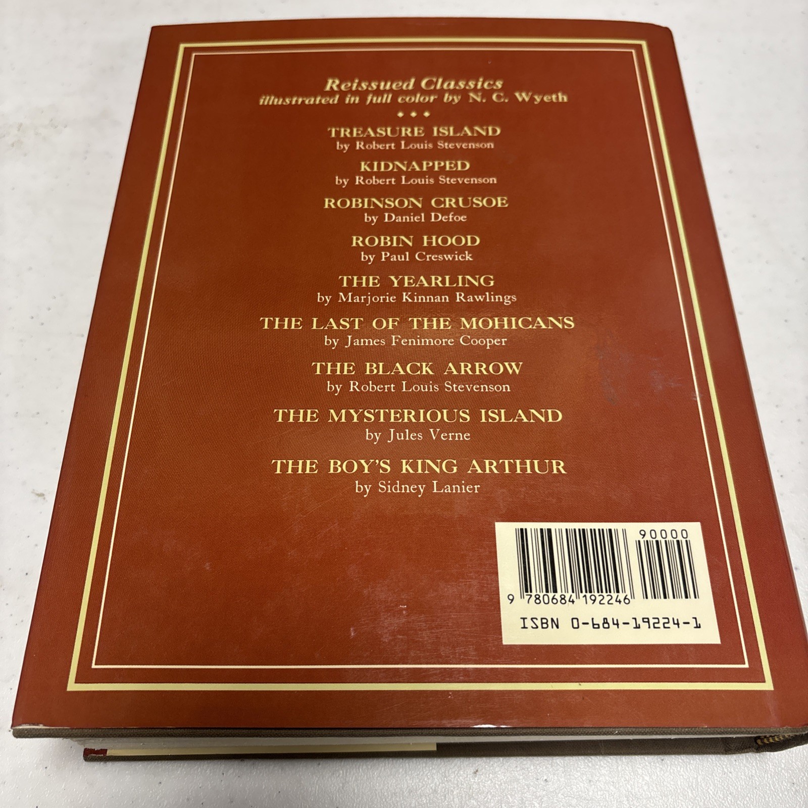 THE DEERSLAYER Hardcover DJ James Fenimore Cooper 1990 Illustrated N.C. Wyeth