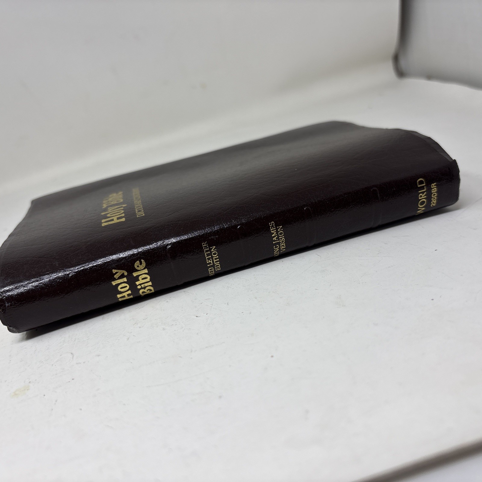 Vintage KJV Holy Bible Eyre & Spottiswoode Her Majestys Printers London Leather