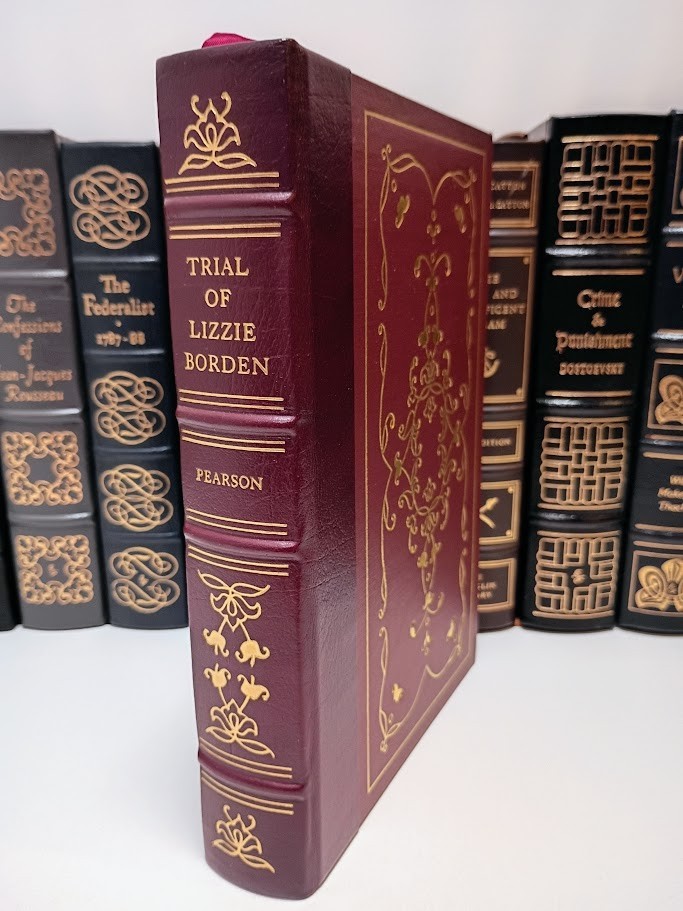Trial of Lizzie Borden Pearson Notable Trials Library Gryphon Leather Gilt 1989