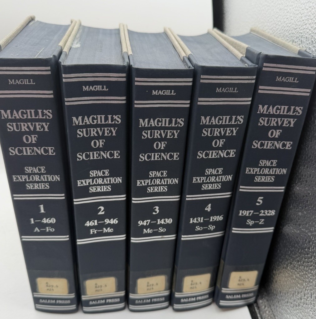 Magill’s Survey Of Science 1989 Magill 5 Volumes Space Exploration Series HC