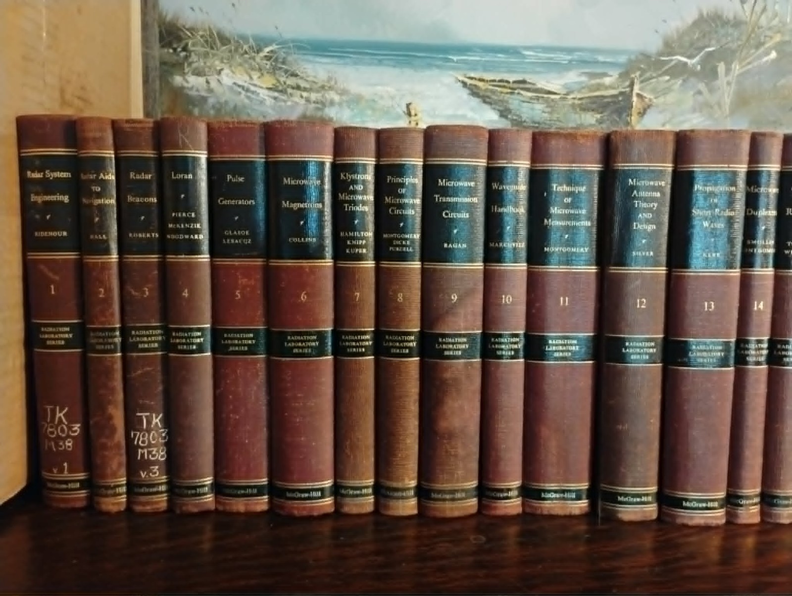 Good Condition MIT Radiation Laboratory Series FULL SET w/ Inserts